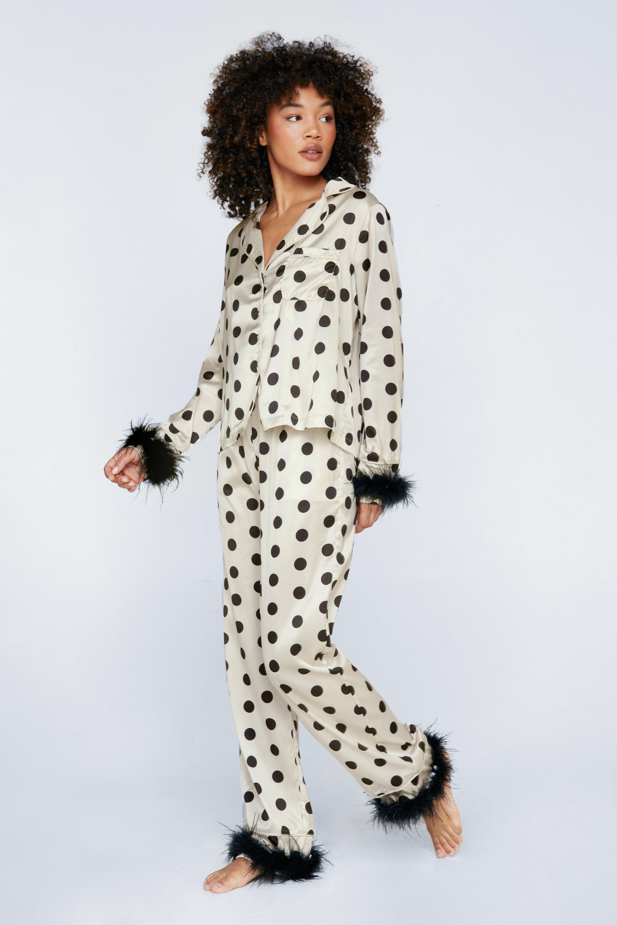 Polka dot pjs hot sale