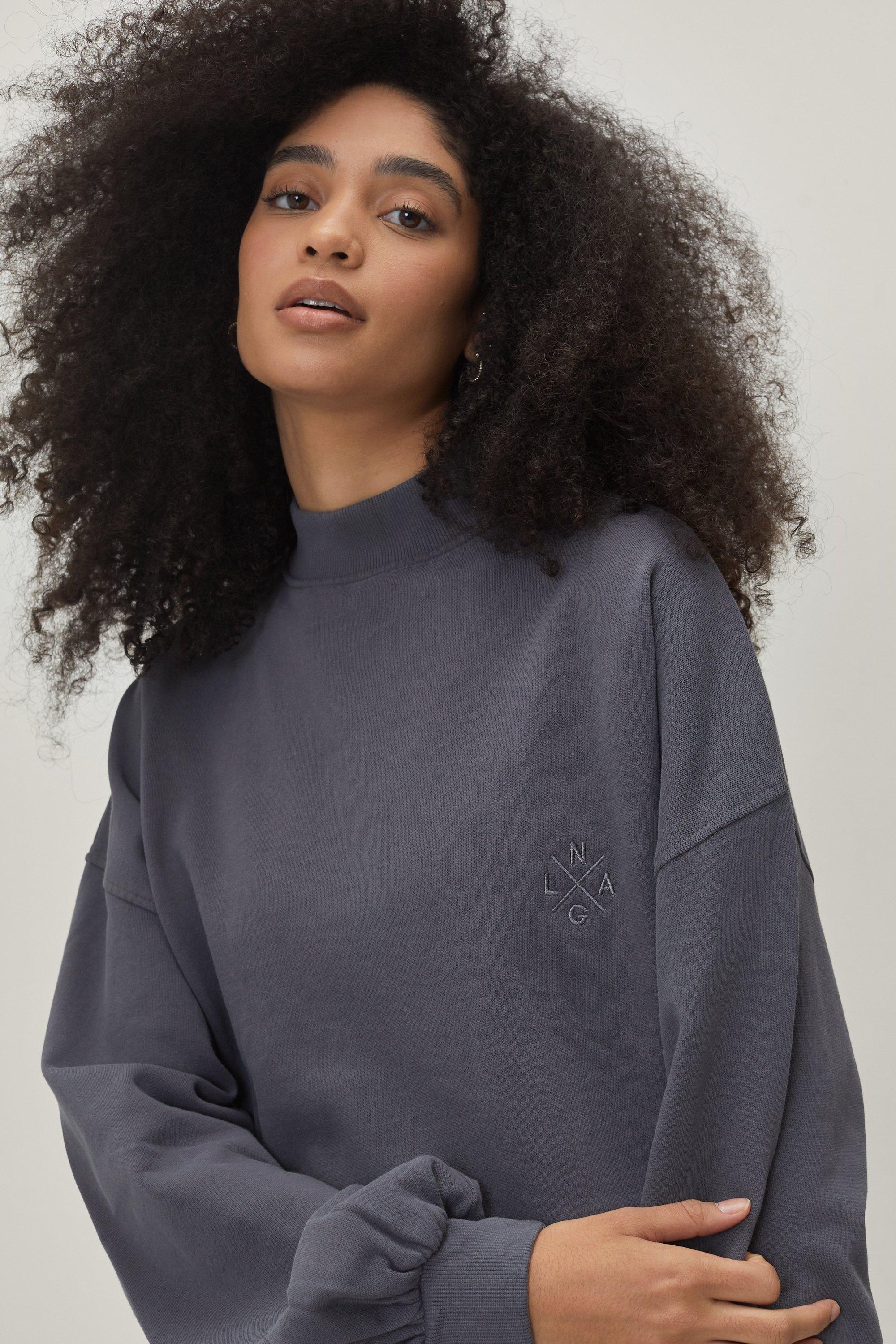 Balloon sleeve jumper dress clearance