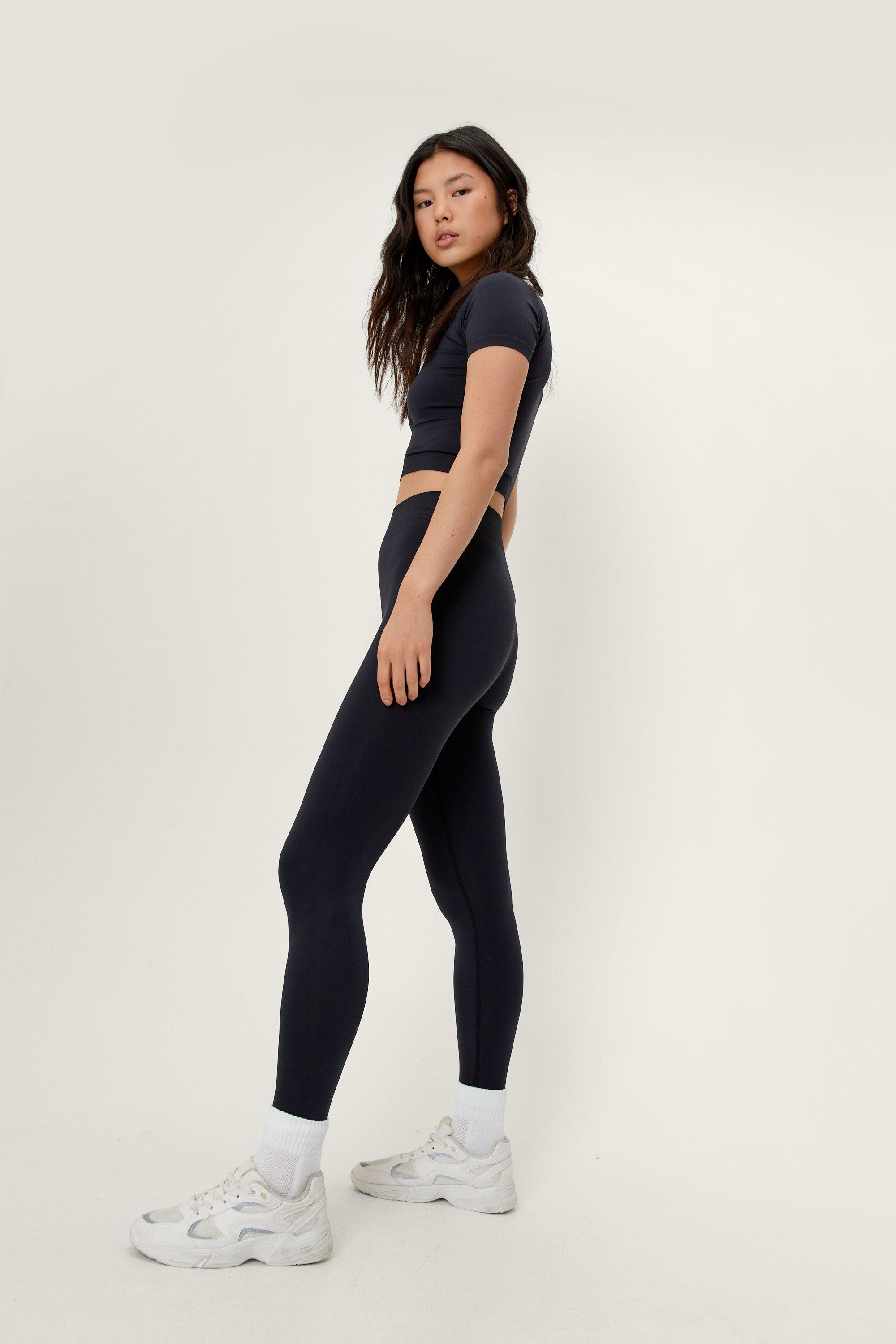 Sculpted Seamless Short Sleeve Top and Leggings Set