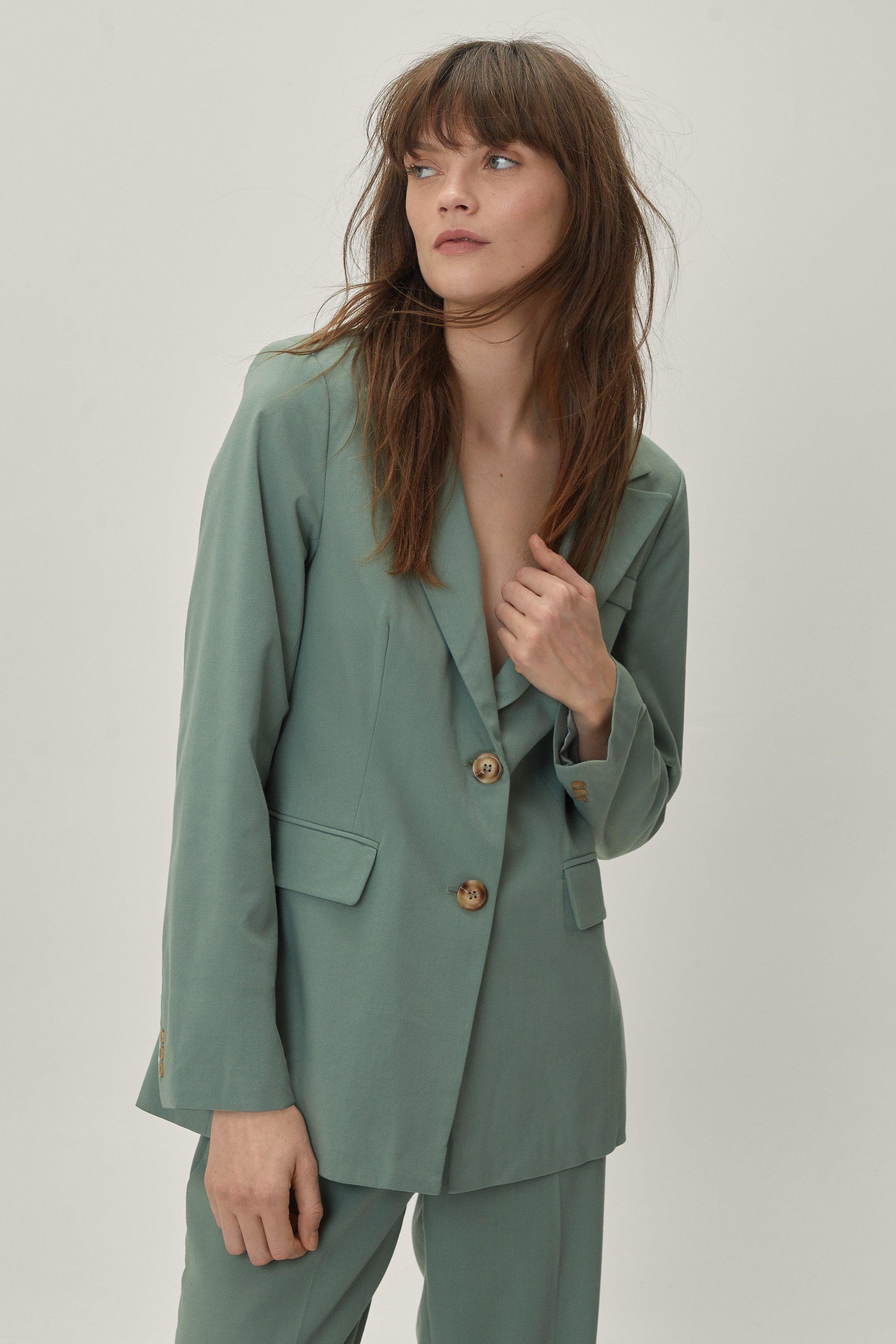 nasty gal green suit