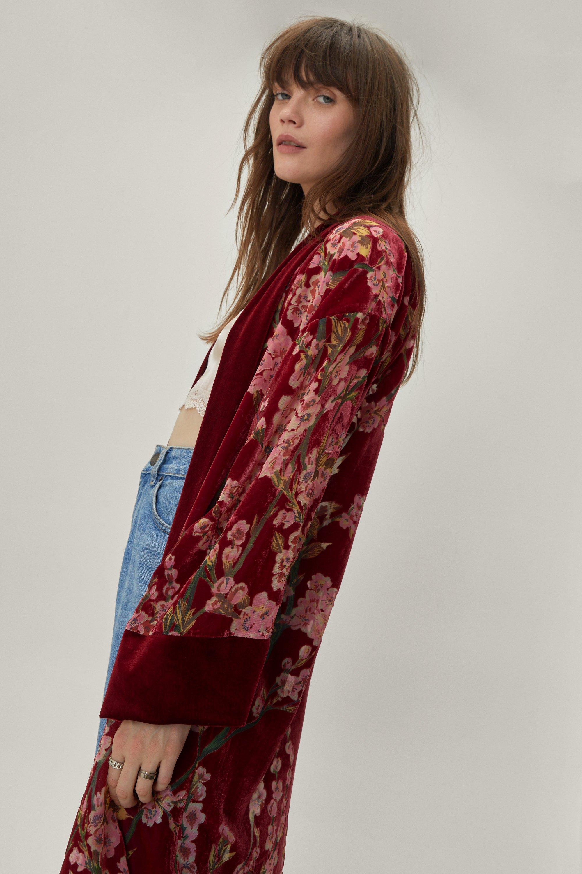 longline kimono jacket