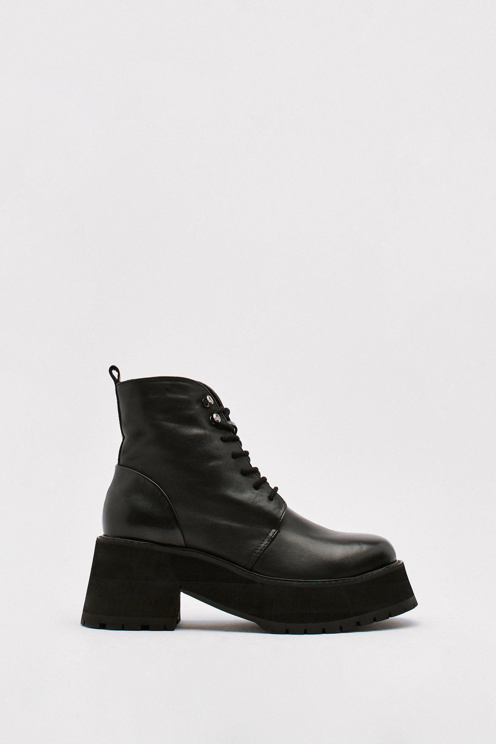 Nasty gal chunky clearance boots