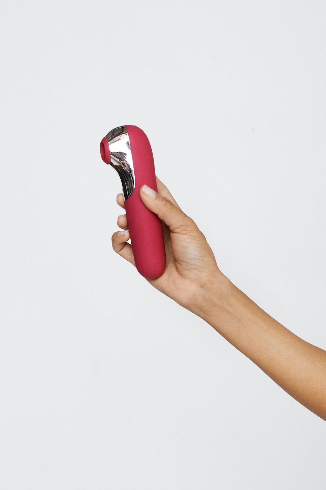 Red Satisfyer App-Enabled Rechargeable Suction Vibrator image number 1