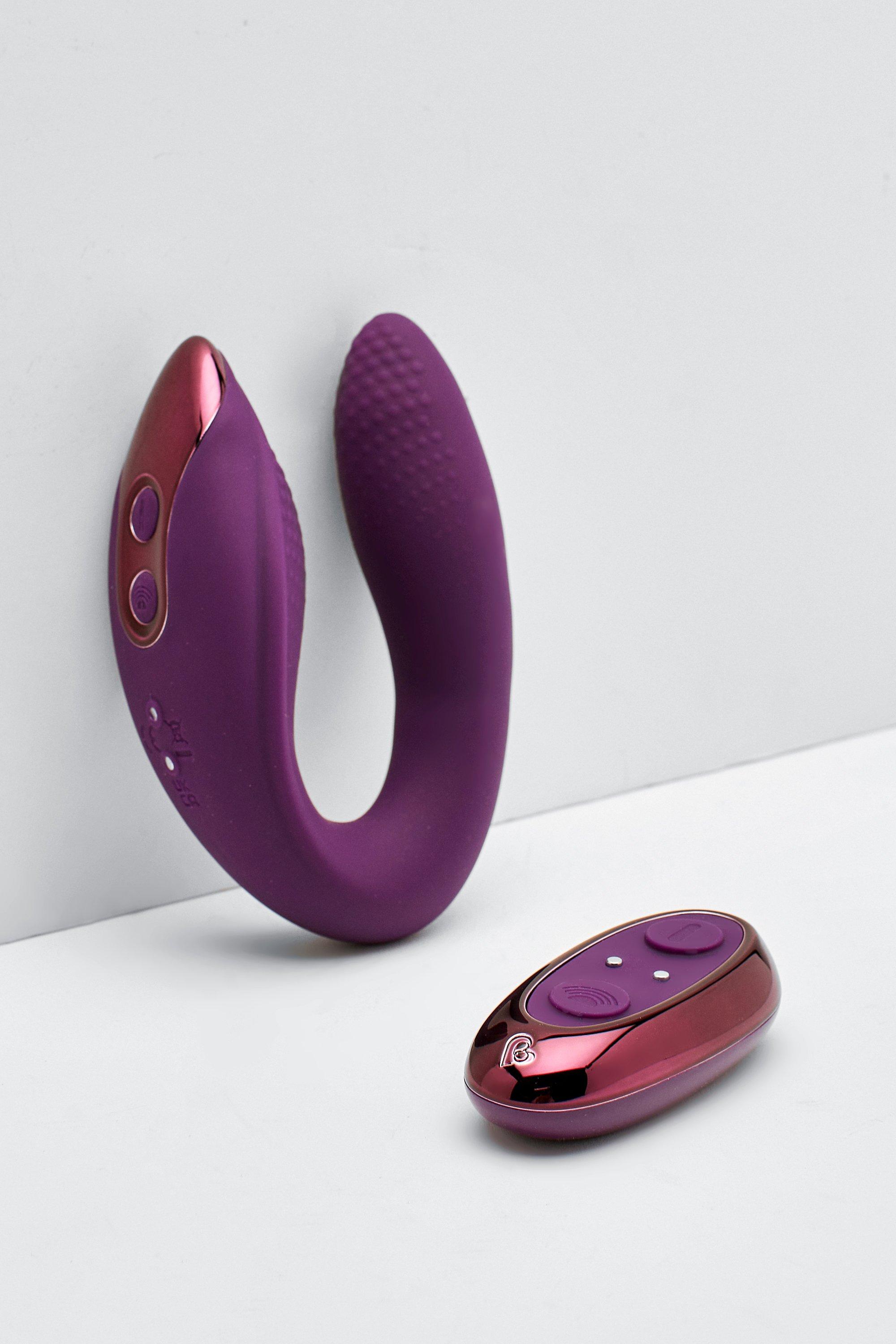 Rechargeable Remote Controlled C Shaped Vibrator