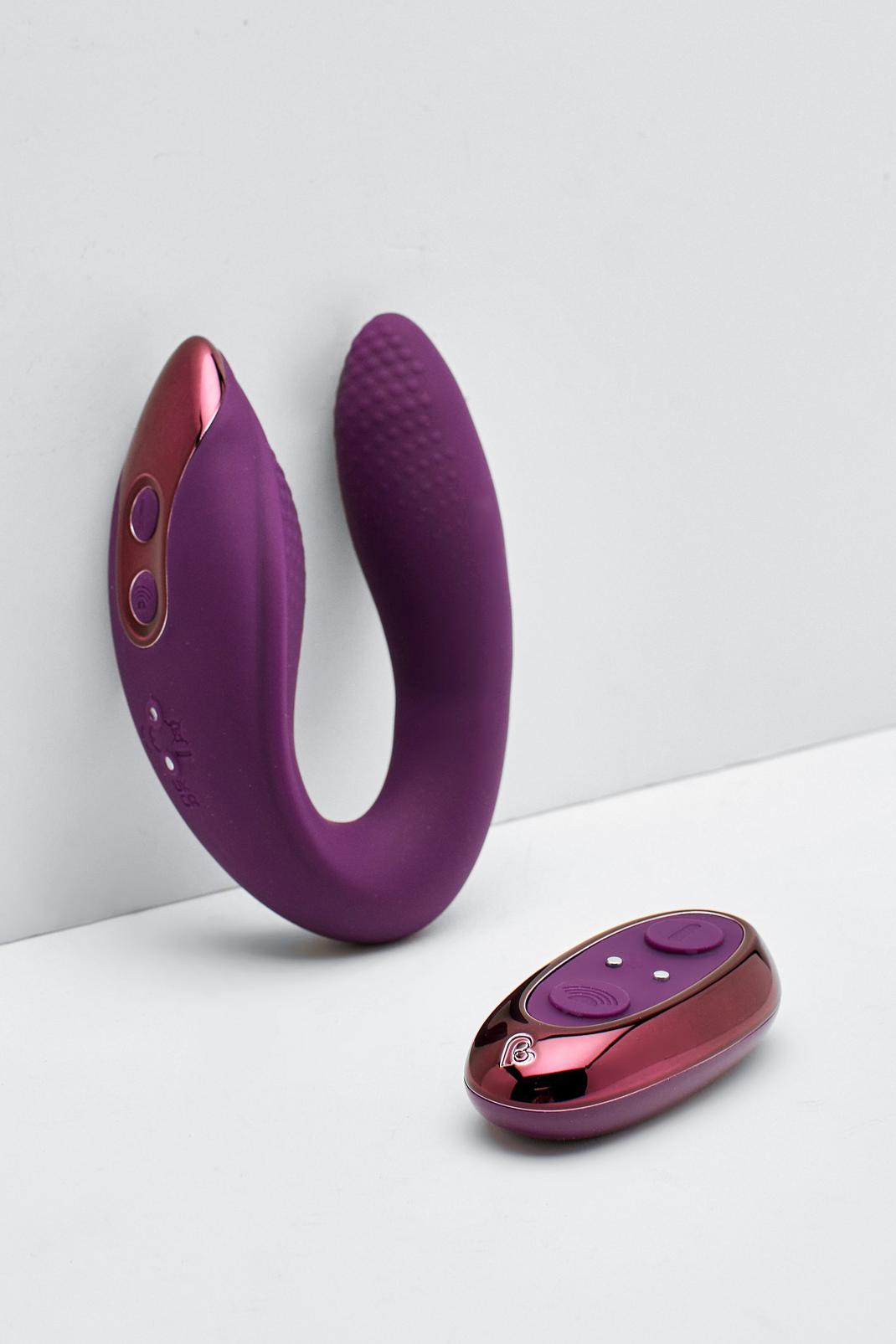 156 Rechargeable Remote Controlled C-Shaped Vibrator  image number 2