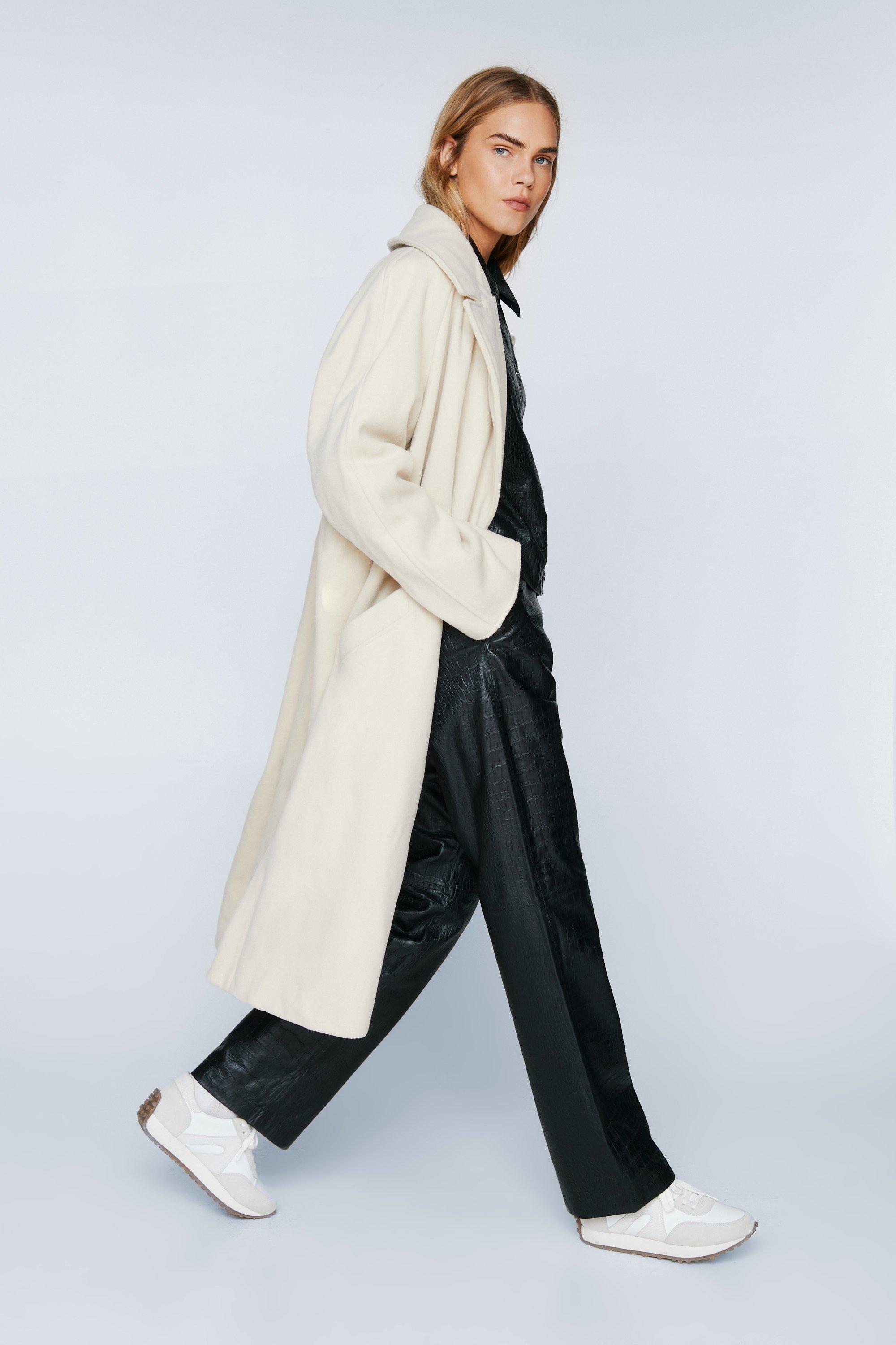 White on sale duster coat