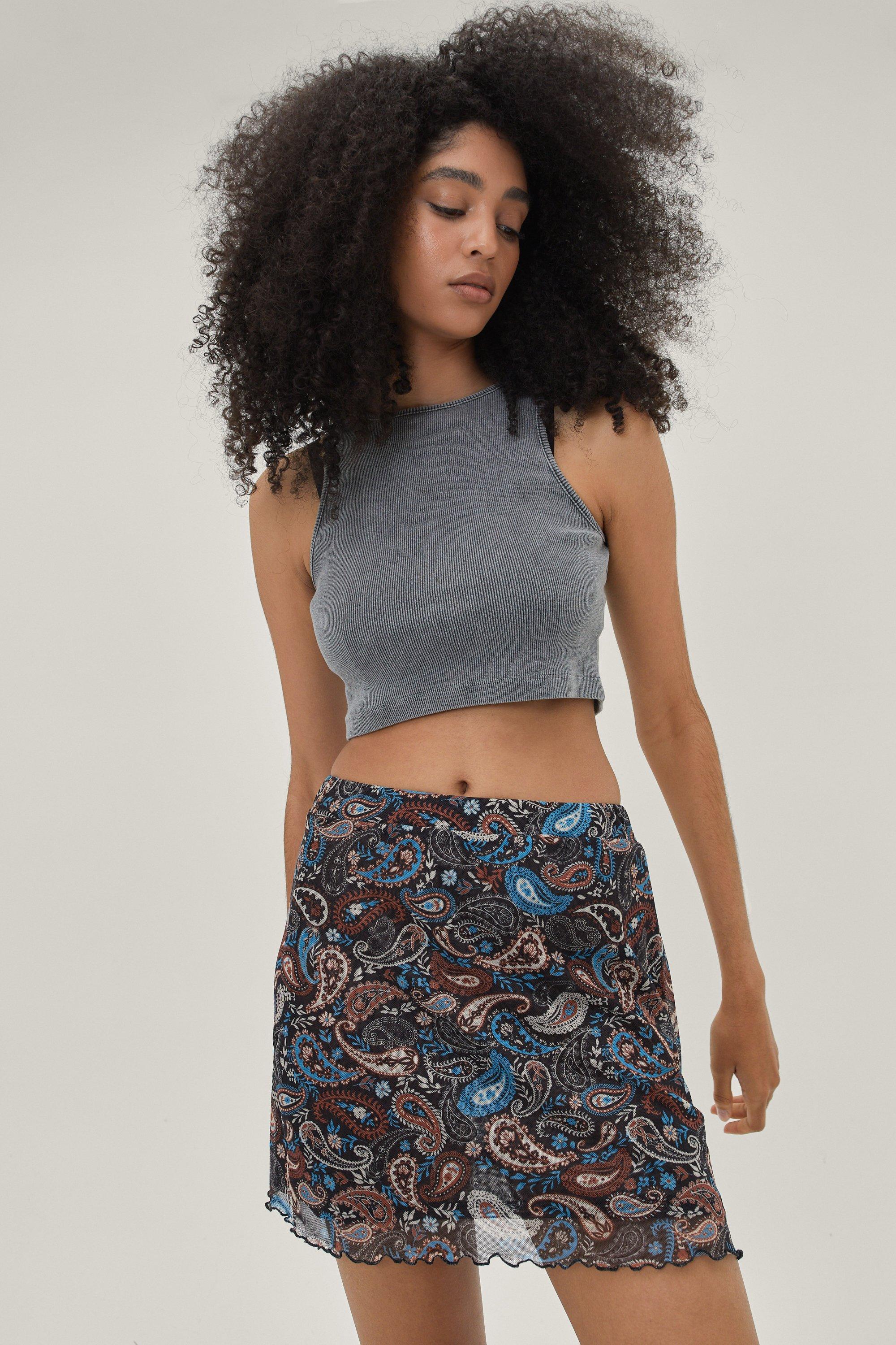 paisley skirt urban outfitters