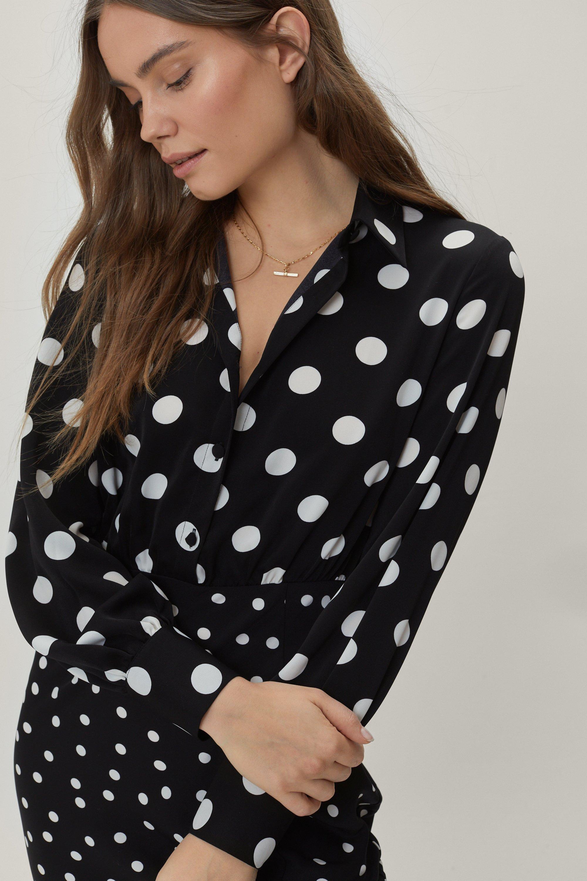 polka dot tunic dress