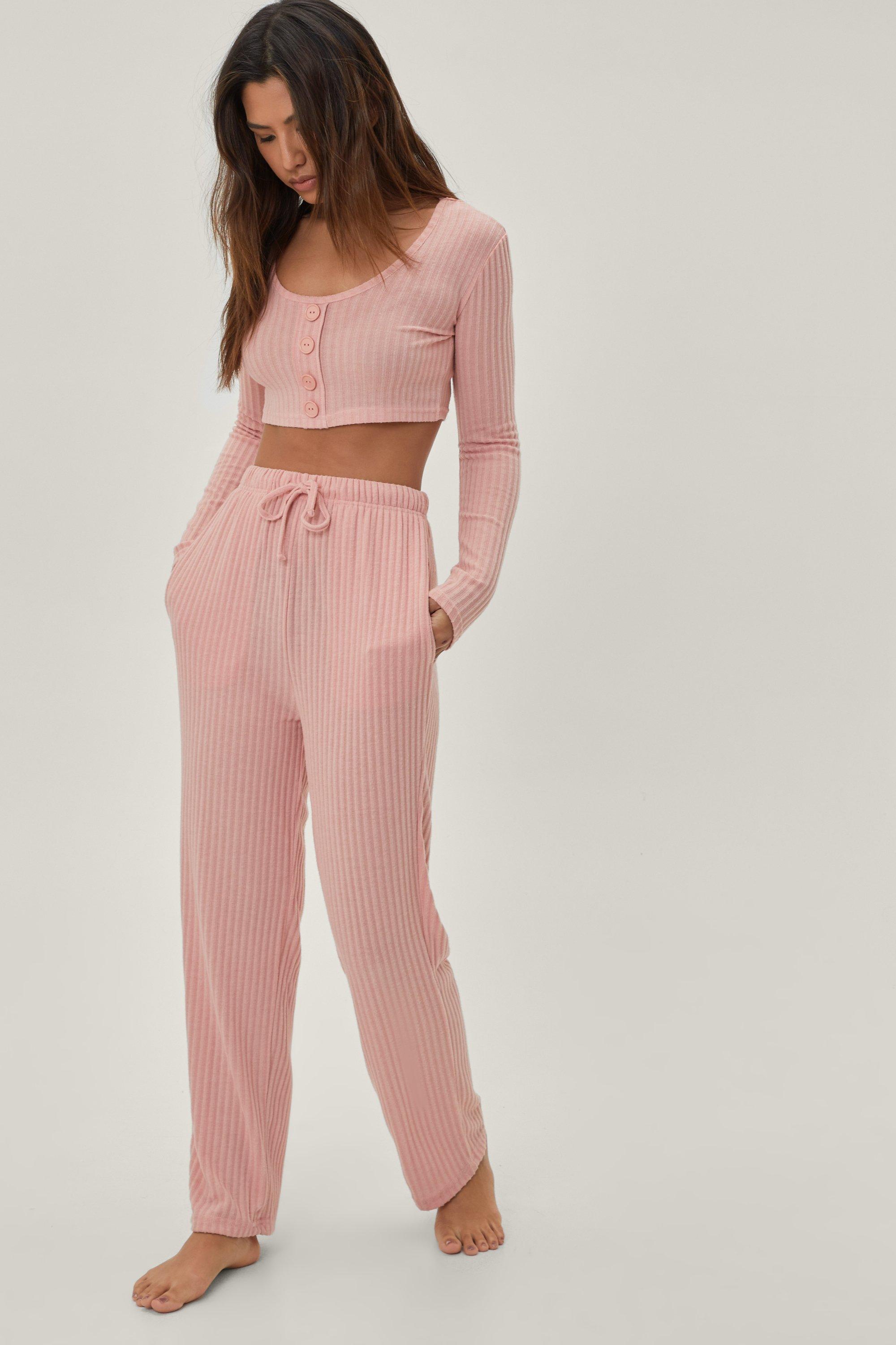 Cropped ladies pyjamas sale