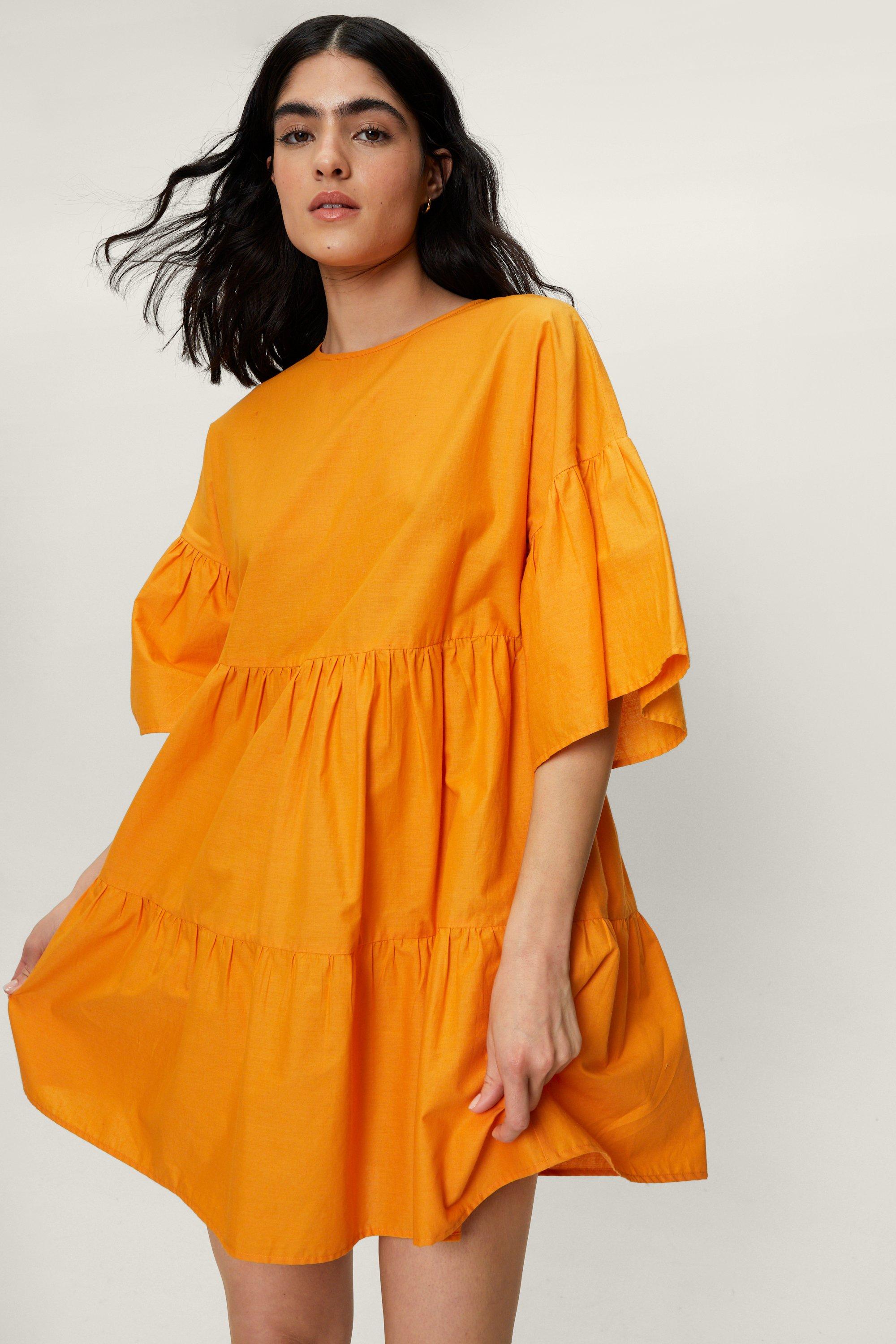 Nasty gal orange outlet dress