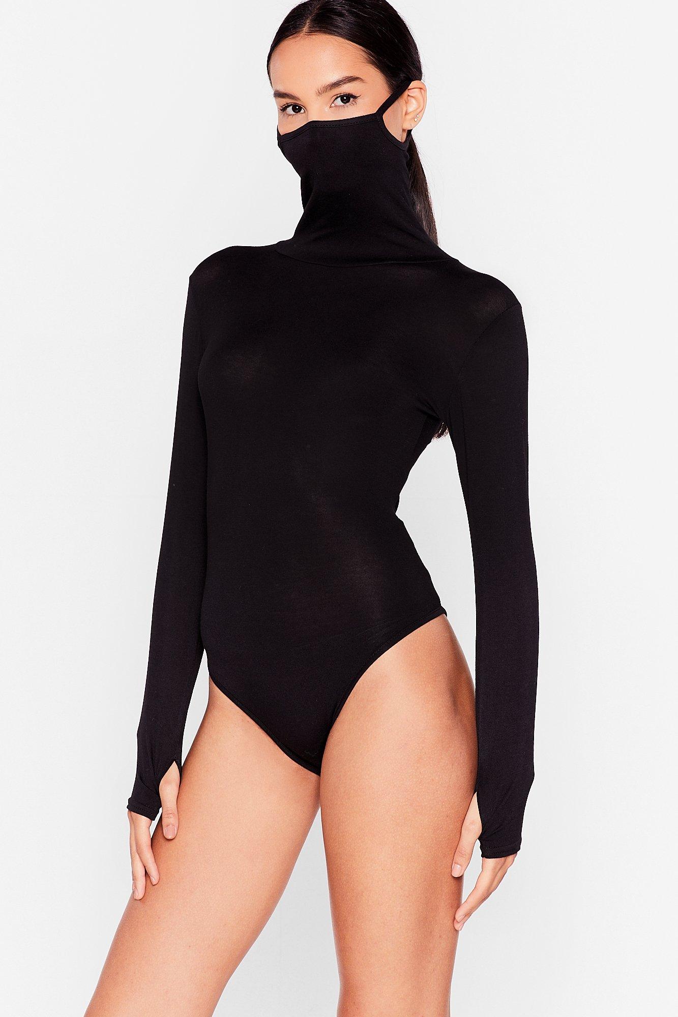 Hey What's Up Face Mask Bodysuit