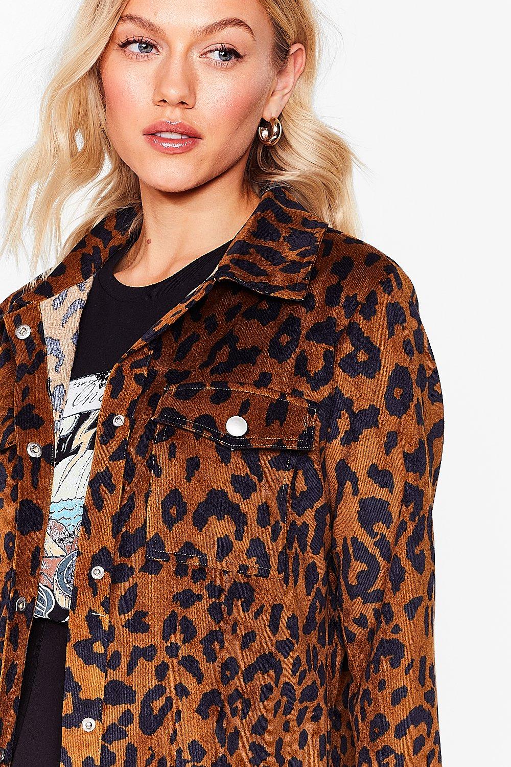 Leopard It Through the Grapevine Petite Jacket