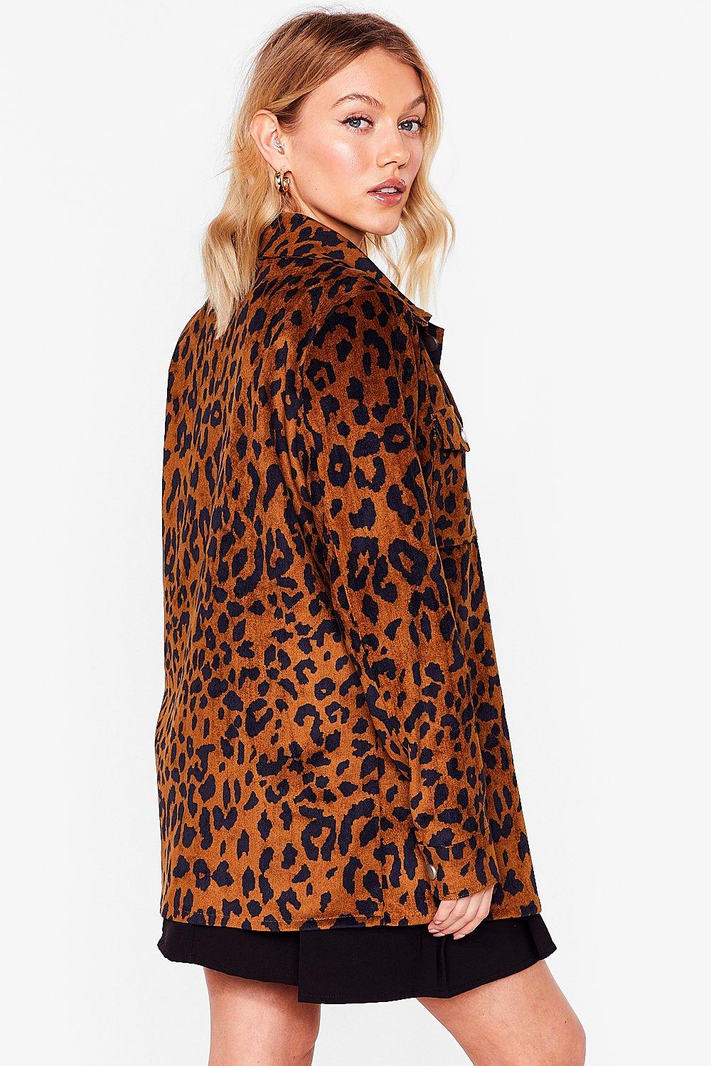 Petite leopard jacket best sale