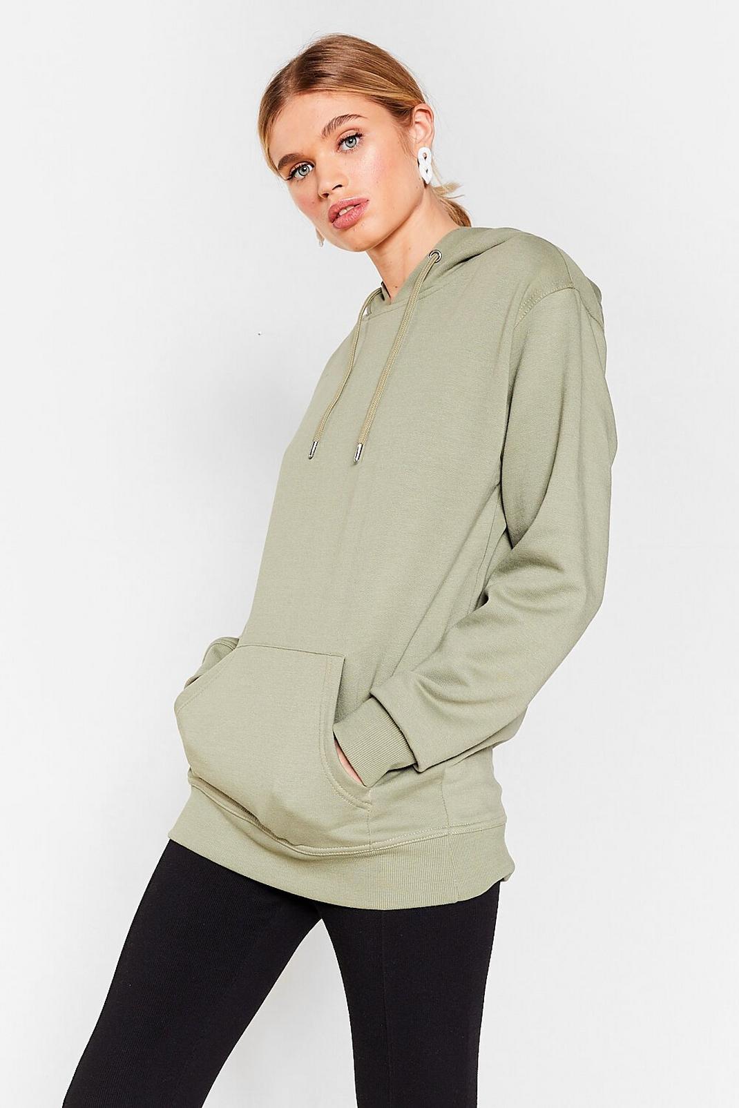 Sage Ease the Opportunity Oversized Hoodie image number 1