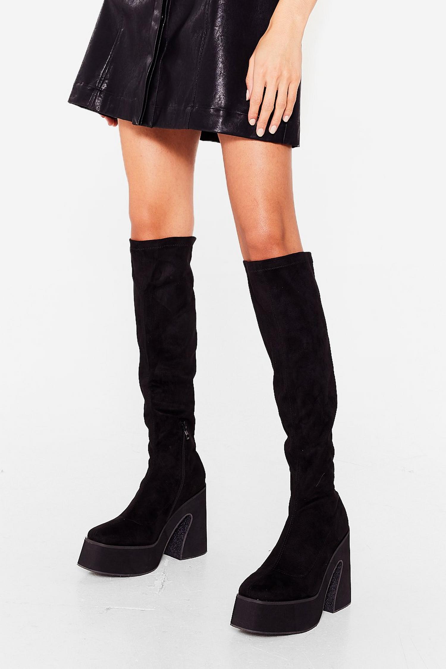 knee high boots afterpay