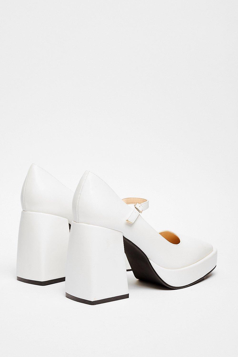 Nasty Gal Womens Chunky Mary Jane Shoes