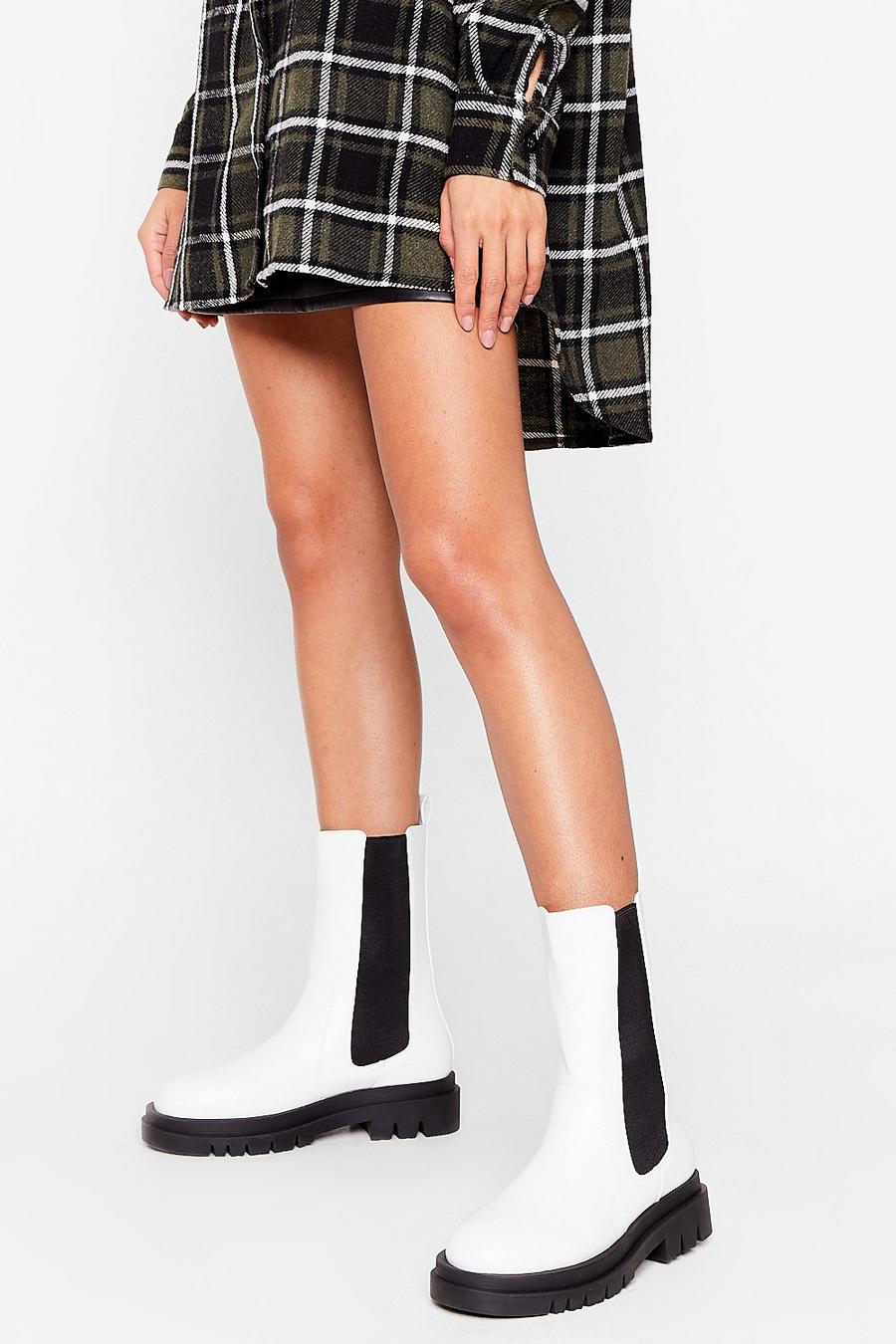 nasty gal platform chelsea boots