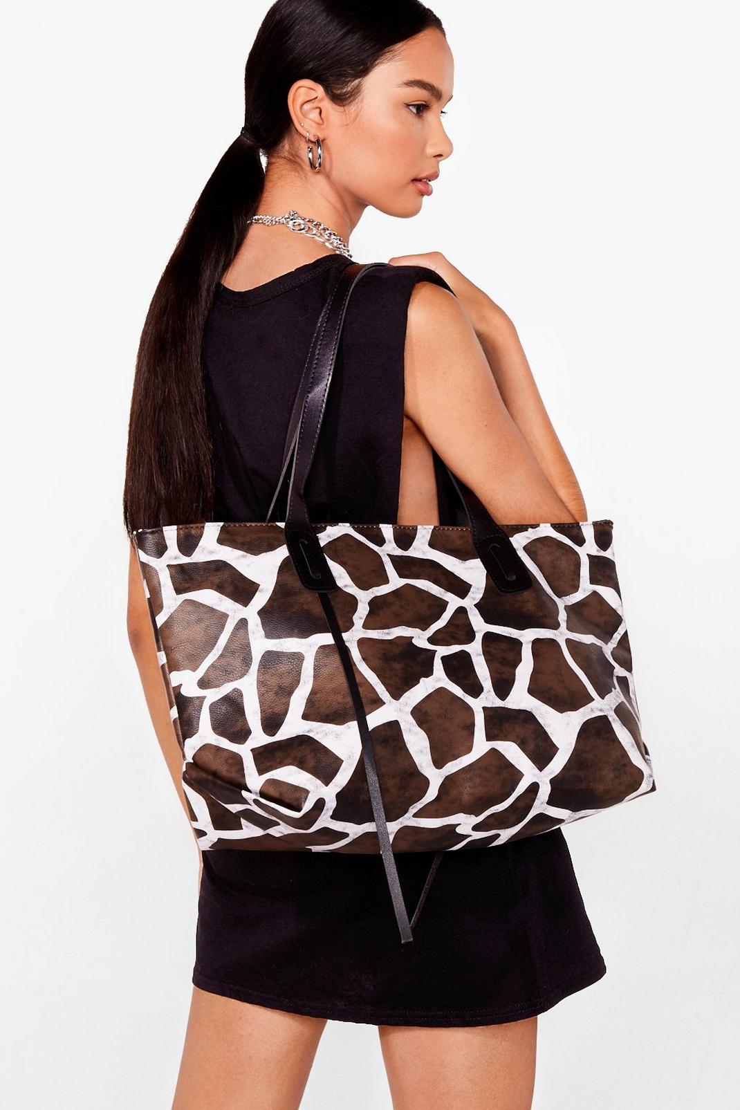 WANT You Giraffe Me Crazy Oversized Tote Bag image number 1