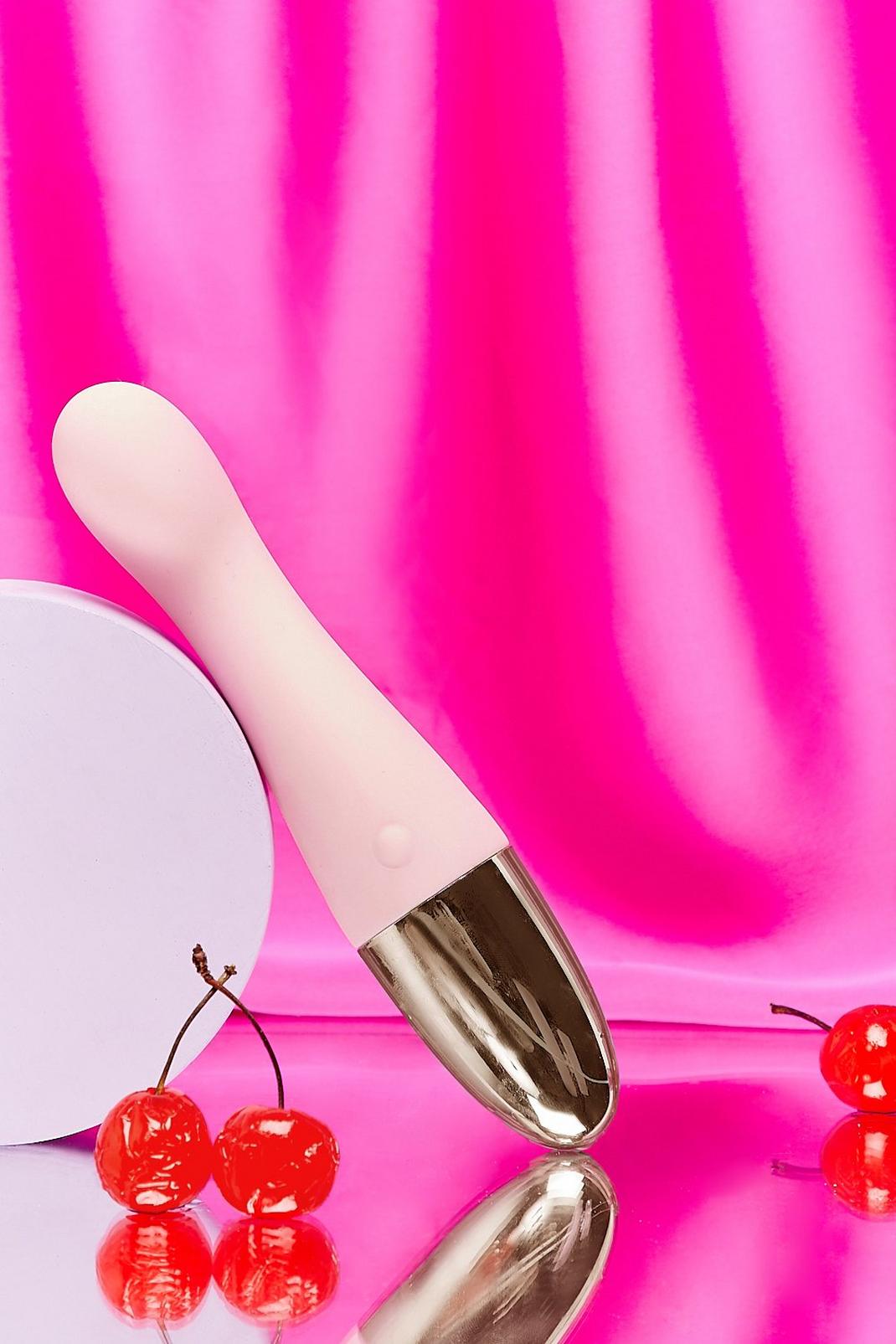 Pink Velvet Soft Silicone G-Spot Vibrator image number 1