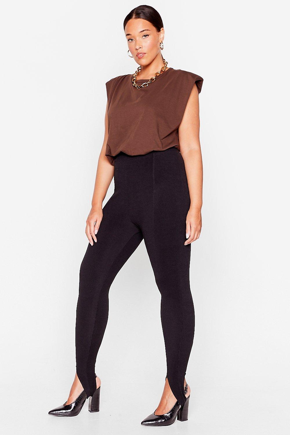 Stirrup Ribbed Leggings