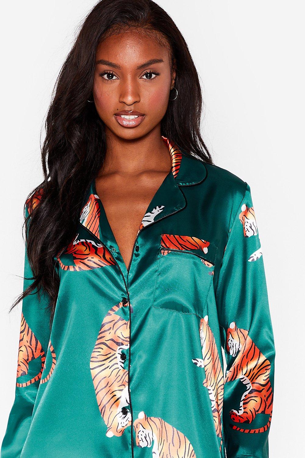 Nasty gal best sale tiger pajamas