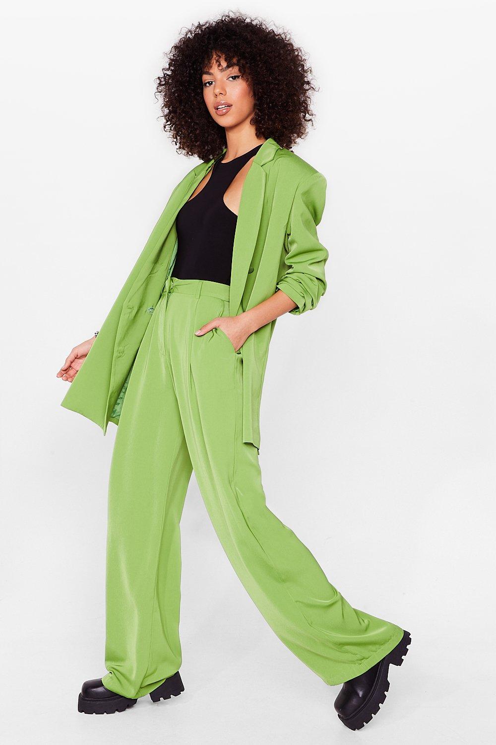 nasty gal green suit