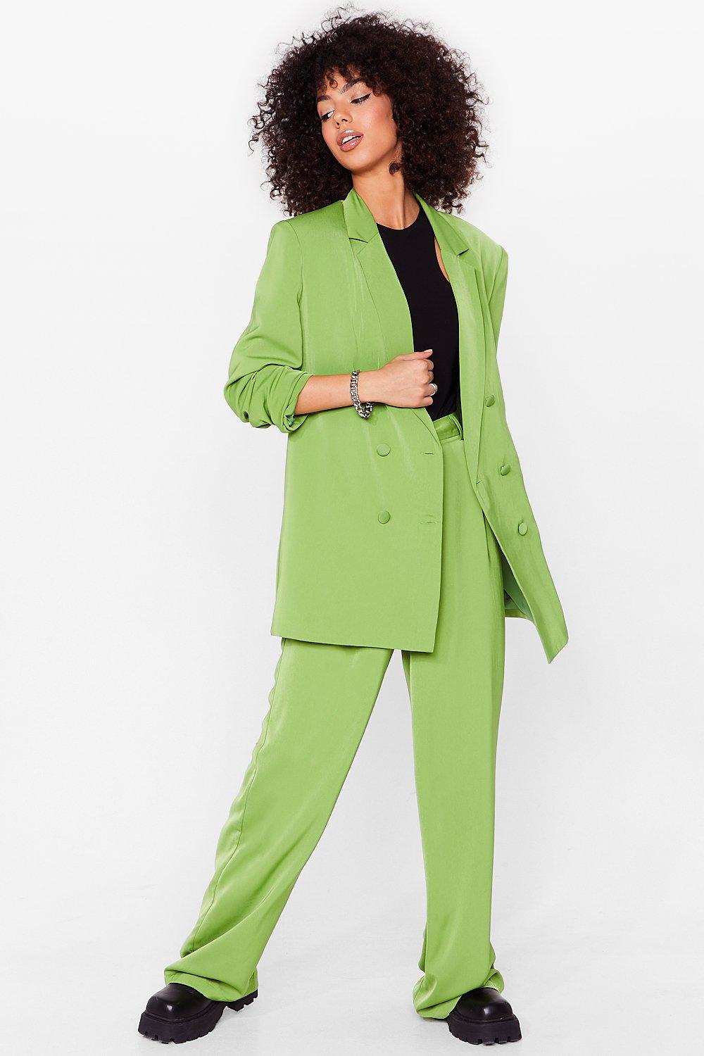 nasty gal green suit