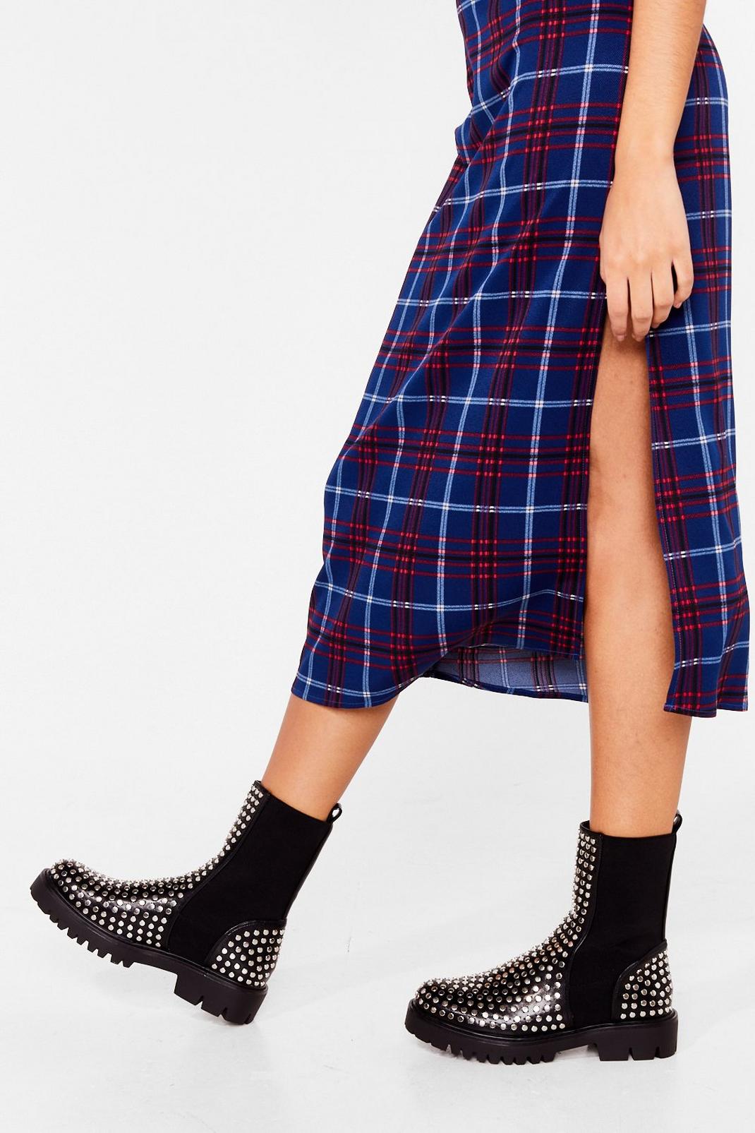 Stud You Mind Chunky Chelsea Boots image number 1
