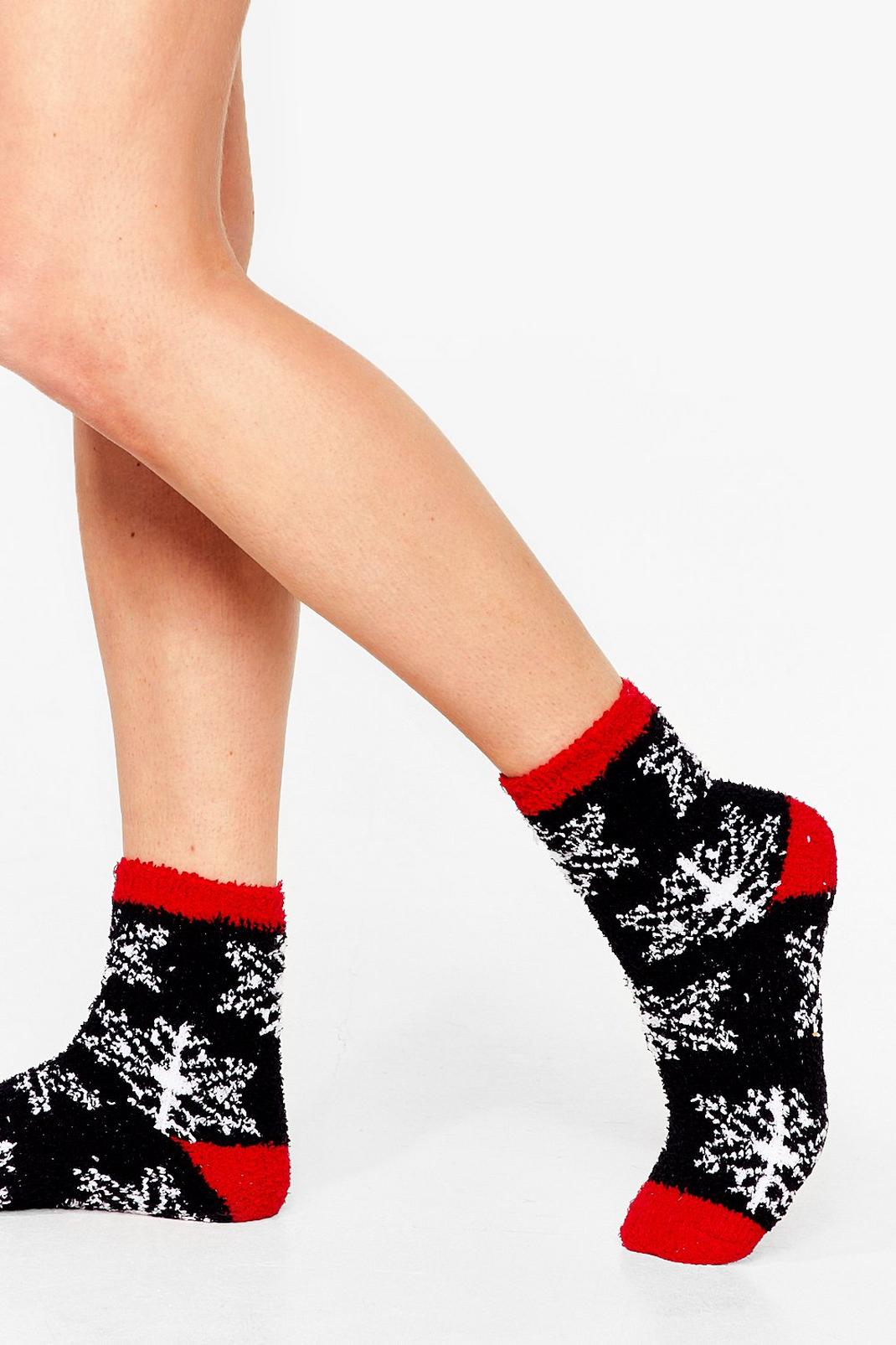 A Little Flakey Snowflake Bed Socks image number 1