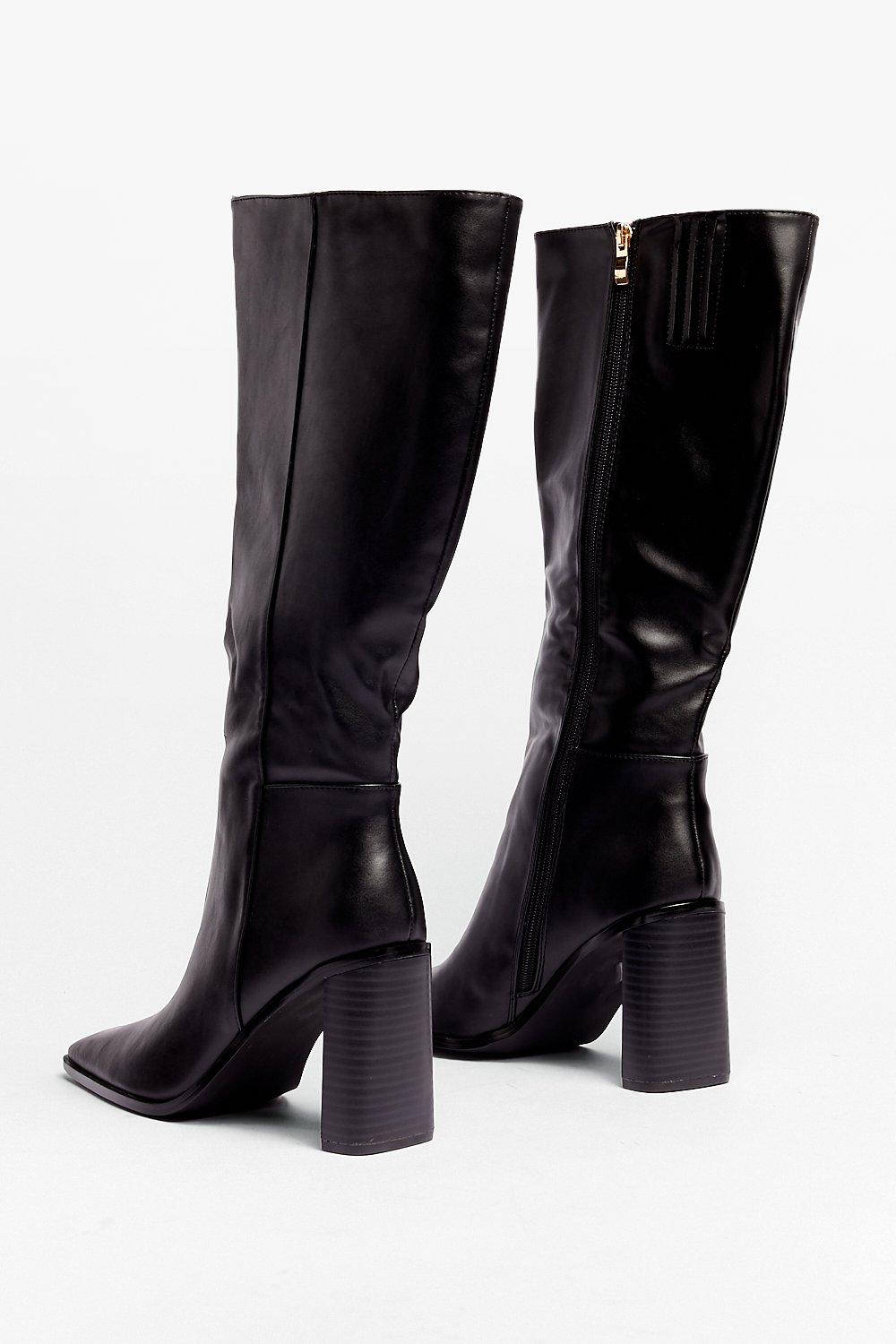 Nasty gal hot sale black boots