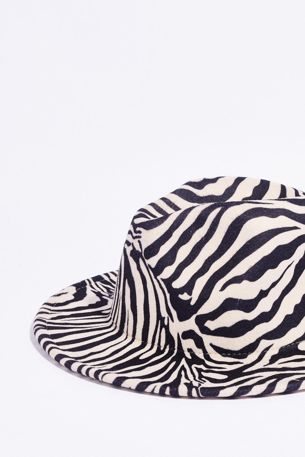 Stripe for the Picking Zebra Fedora Hat | Nasty Gal