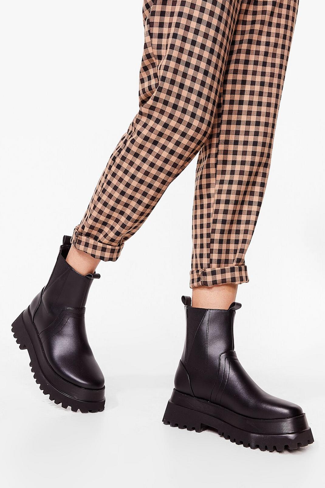 Black Have Your Chelsea Chunky Platform Boots image number 1