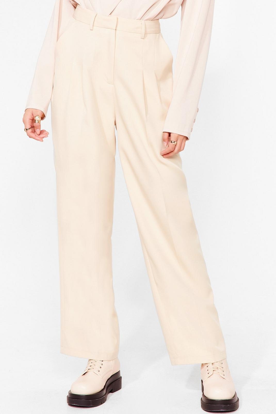 217 Straight Talkin' High-Waisted Tailored Pants image number 2