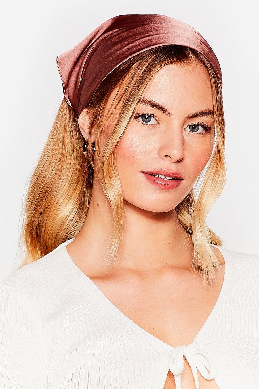 Sleek Satin Headscarf