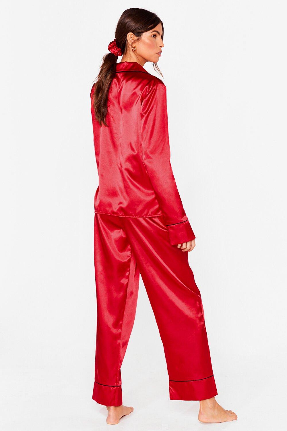 Nasty gal satin pyjamas outlet
