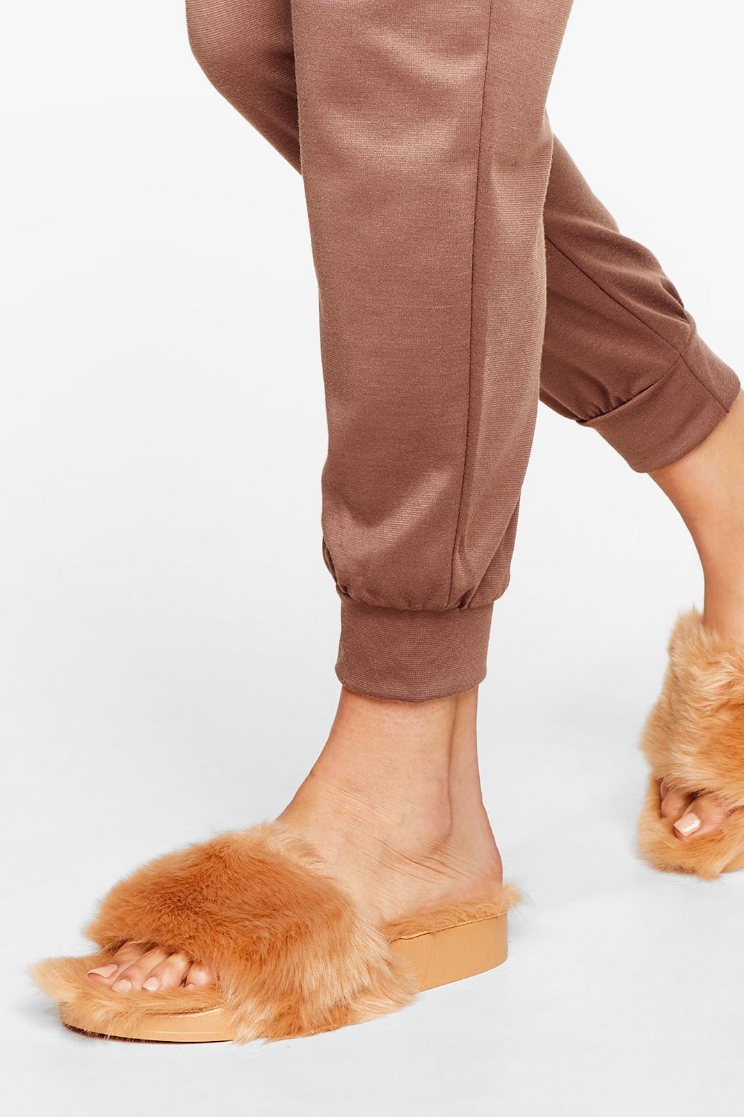 Faux Fur Slippers image number 1