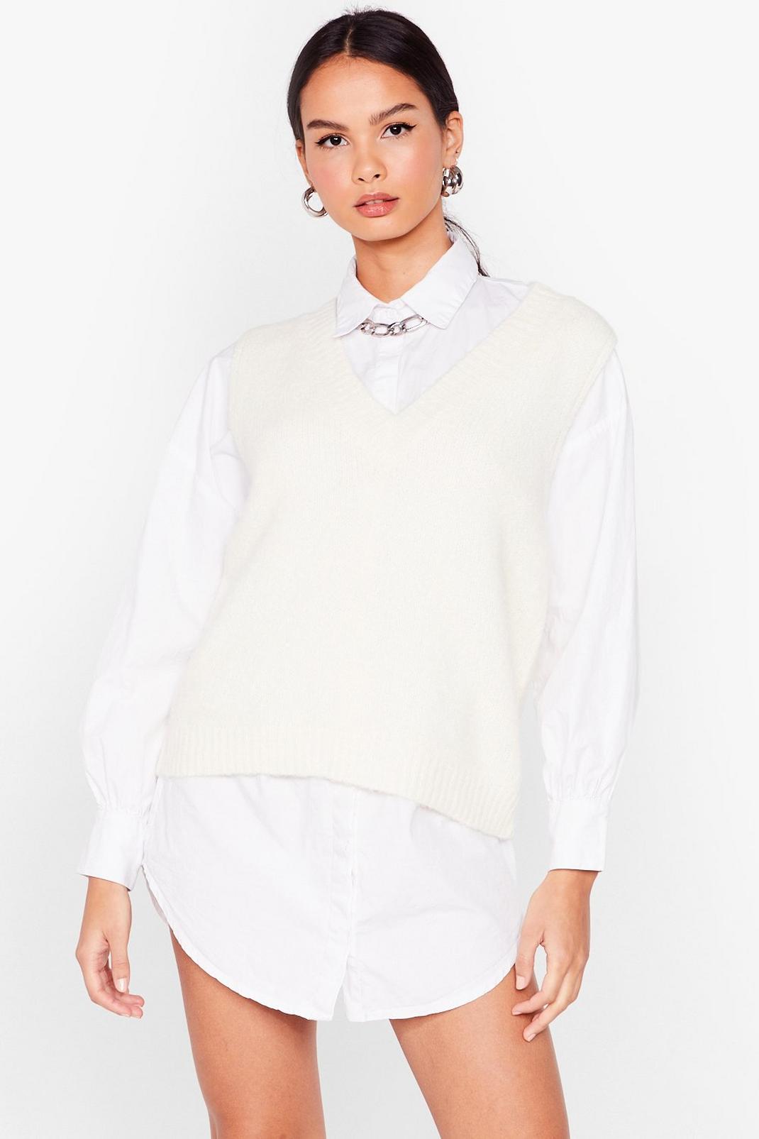 vest jumper shirt dress