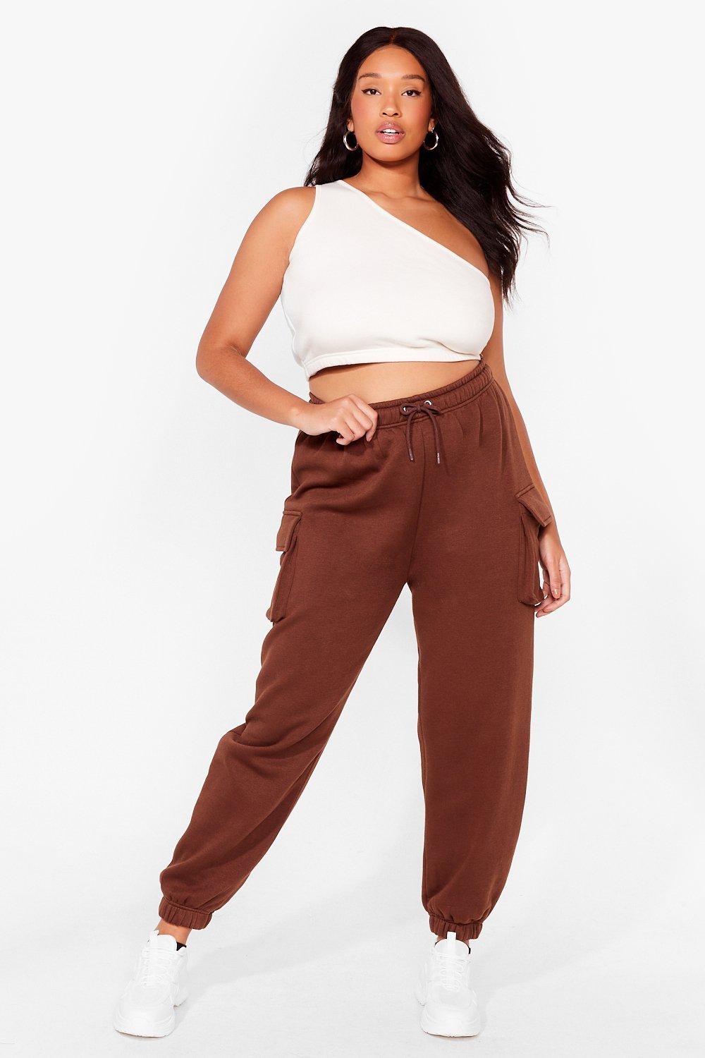 Plus Size High Waisted Joggers