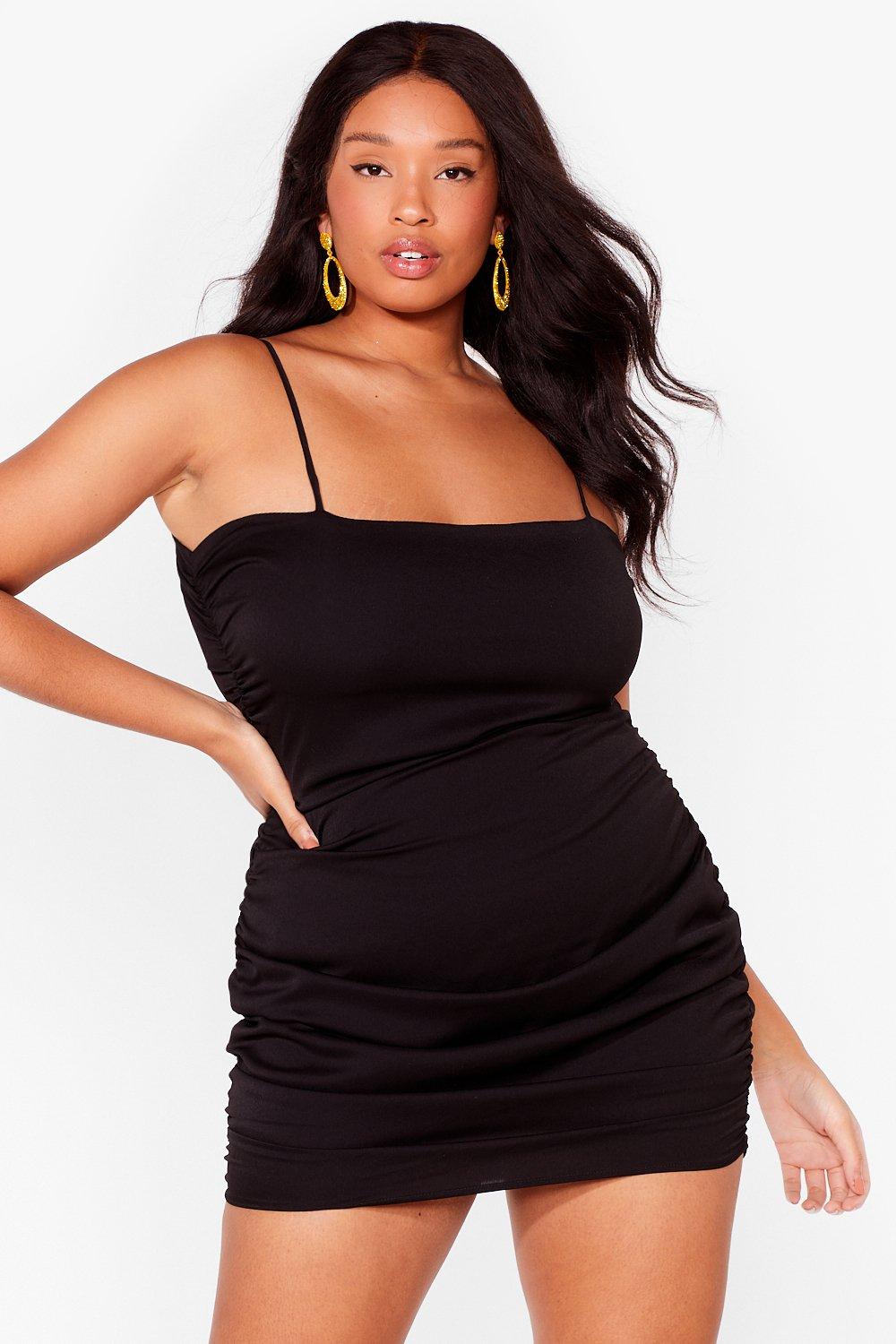 plus size spaghetti strap sundress