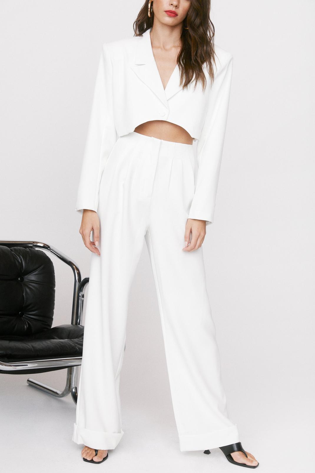 173 Pleated Tailored Wide Leg Pants image number 2
