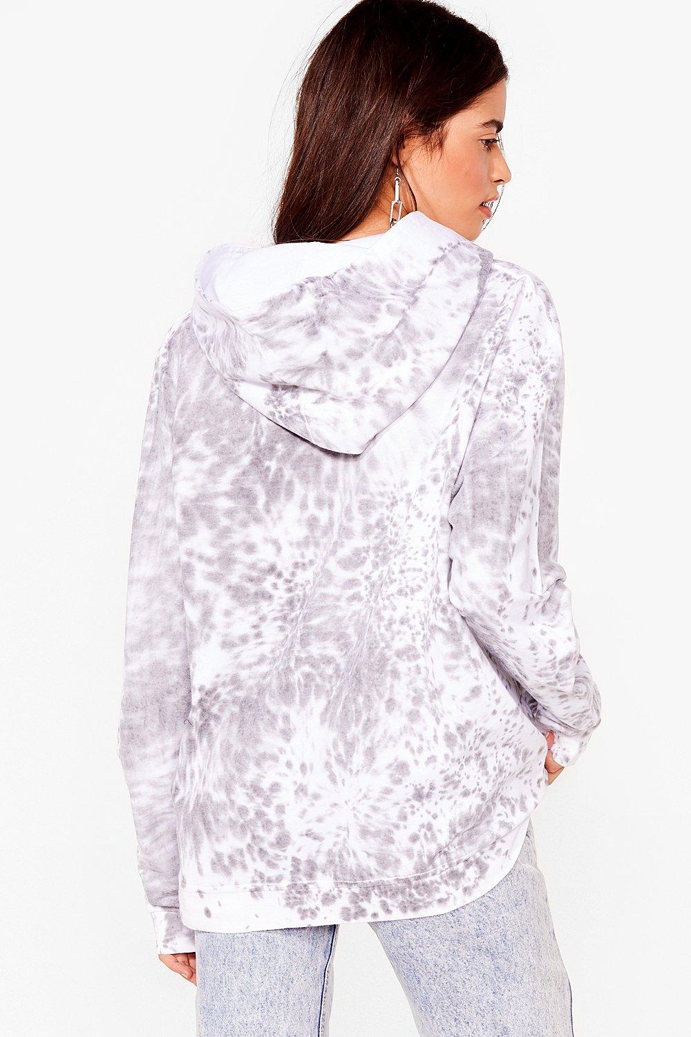 Marble in Awe Oversized Oversized Hoodie Nasty Gal