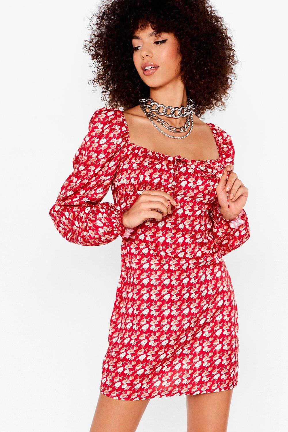 plt puff sleeve dress