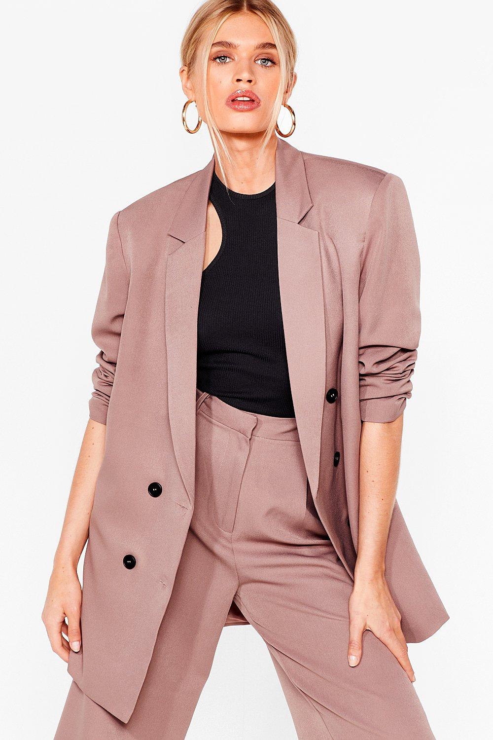 oversized trouser suit