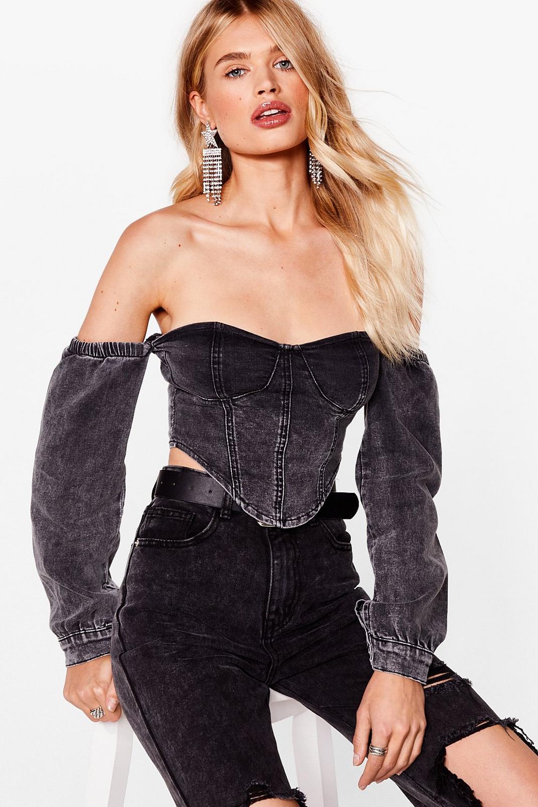 In the Past Off Shoulder Corset