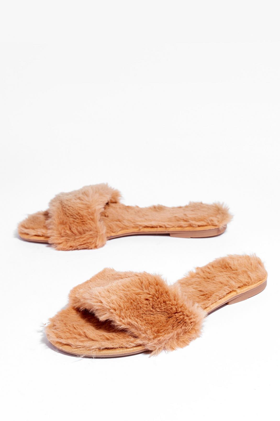 Come So Faux Fur Slip-on Slippers image number 1
