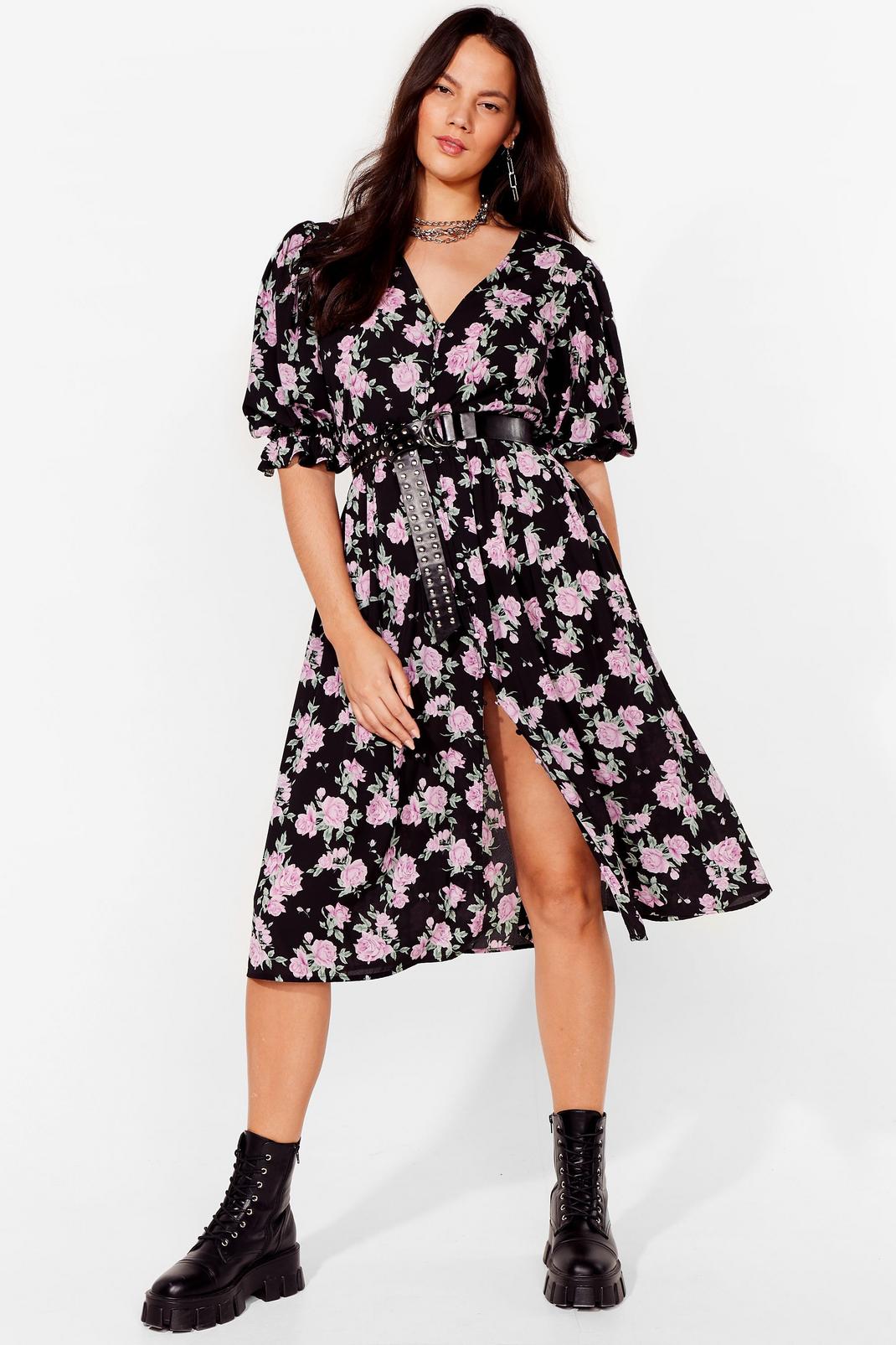 Grow Our Worth Plus Midi Dress image number 1
