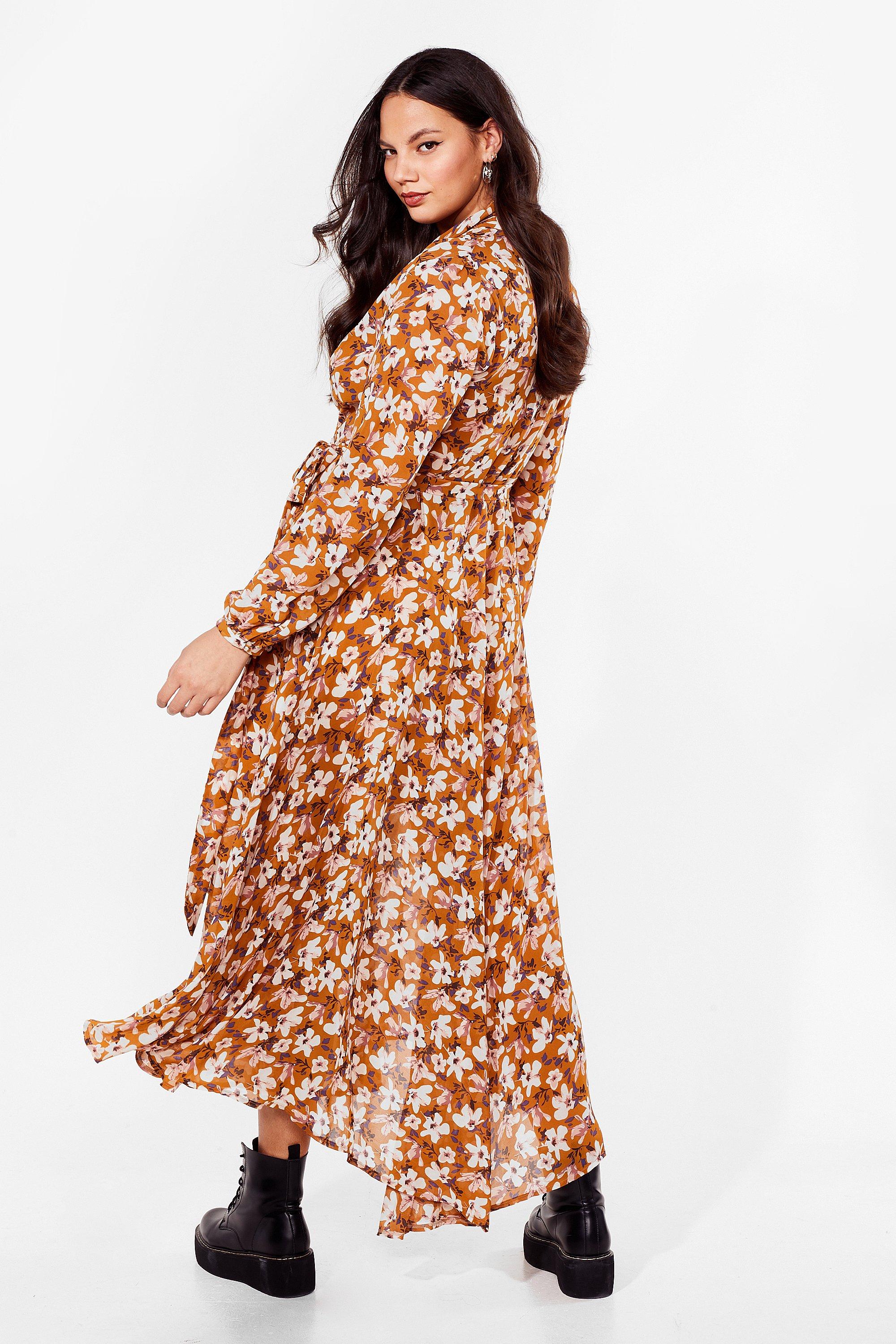 Free people tough sales love printed maxi shirtdress