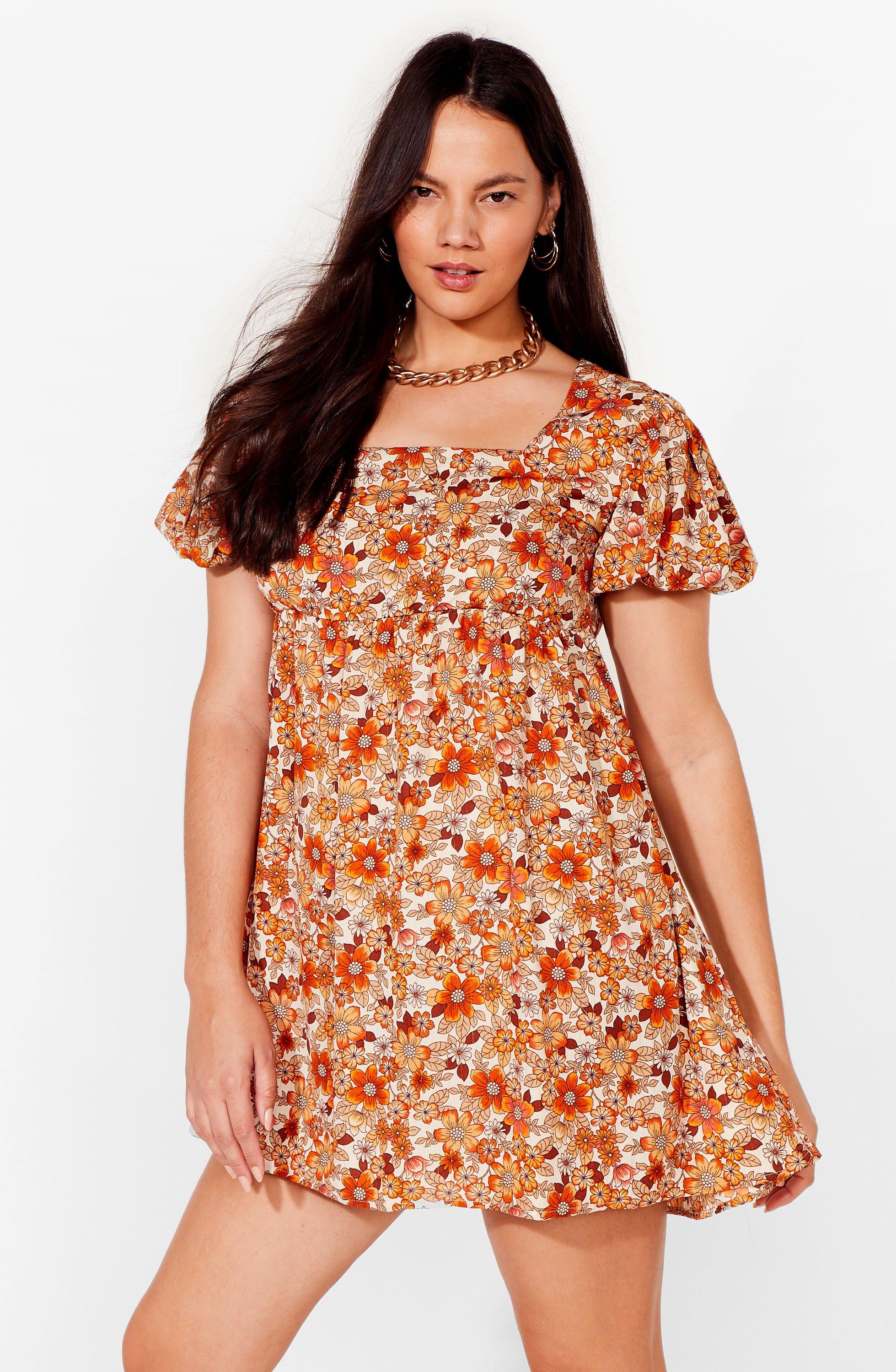 Nasty gal floral outlet dress