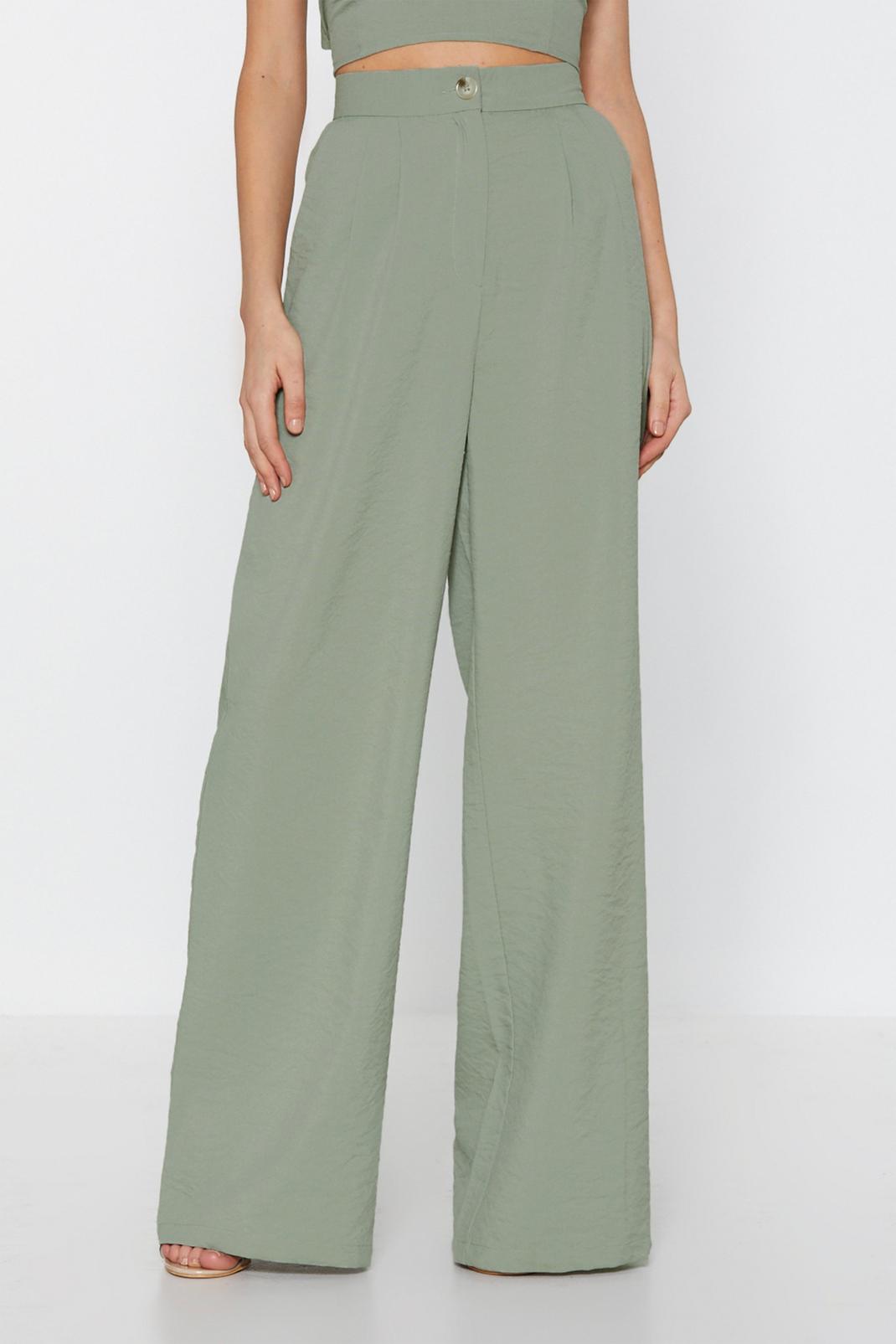 143 High Waisted Tailored Wide Leg Trousers image number 2