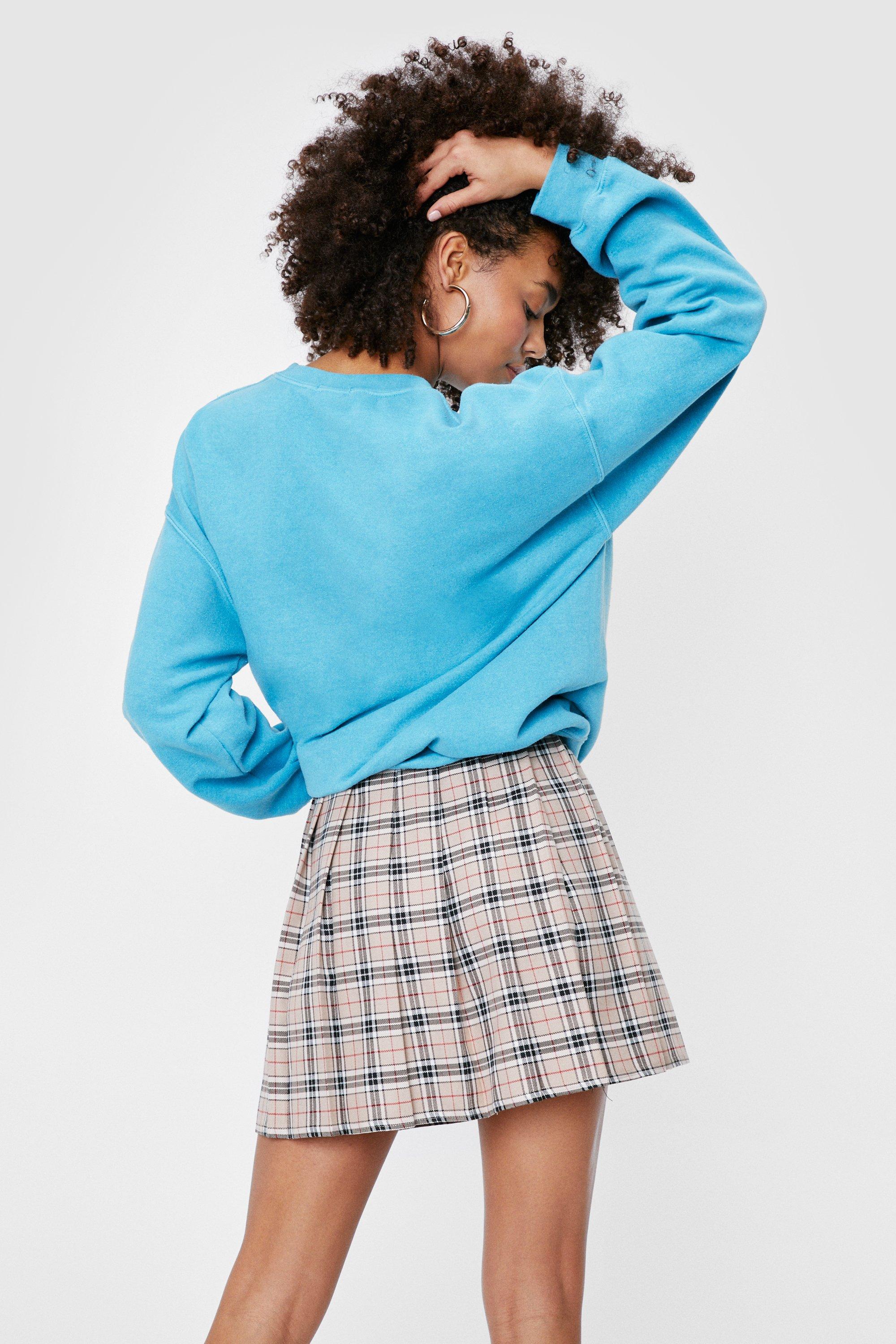 Checkered skirt nasty gal sales
